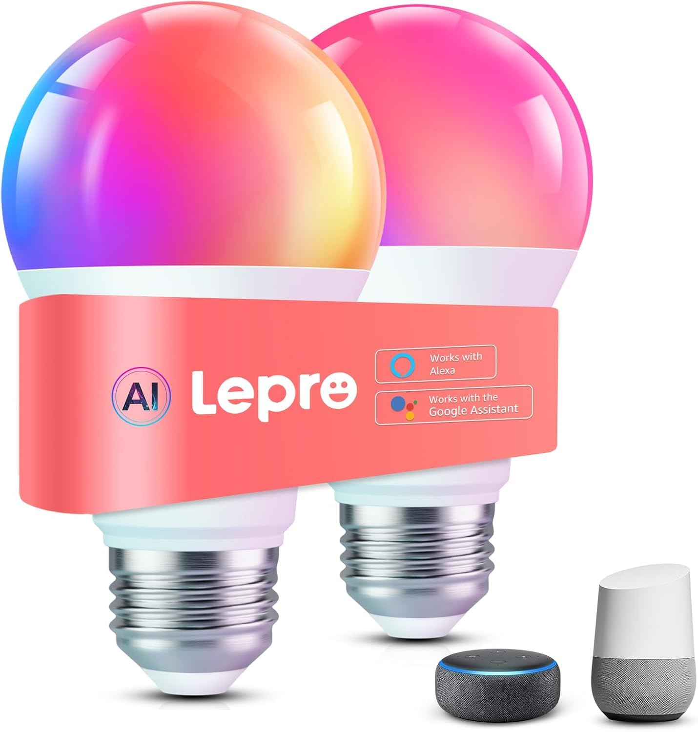 Lepro B1 AI Lampadina Smart E27 Wi-Fi & Bluetooth