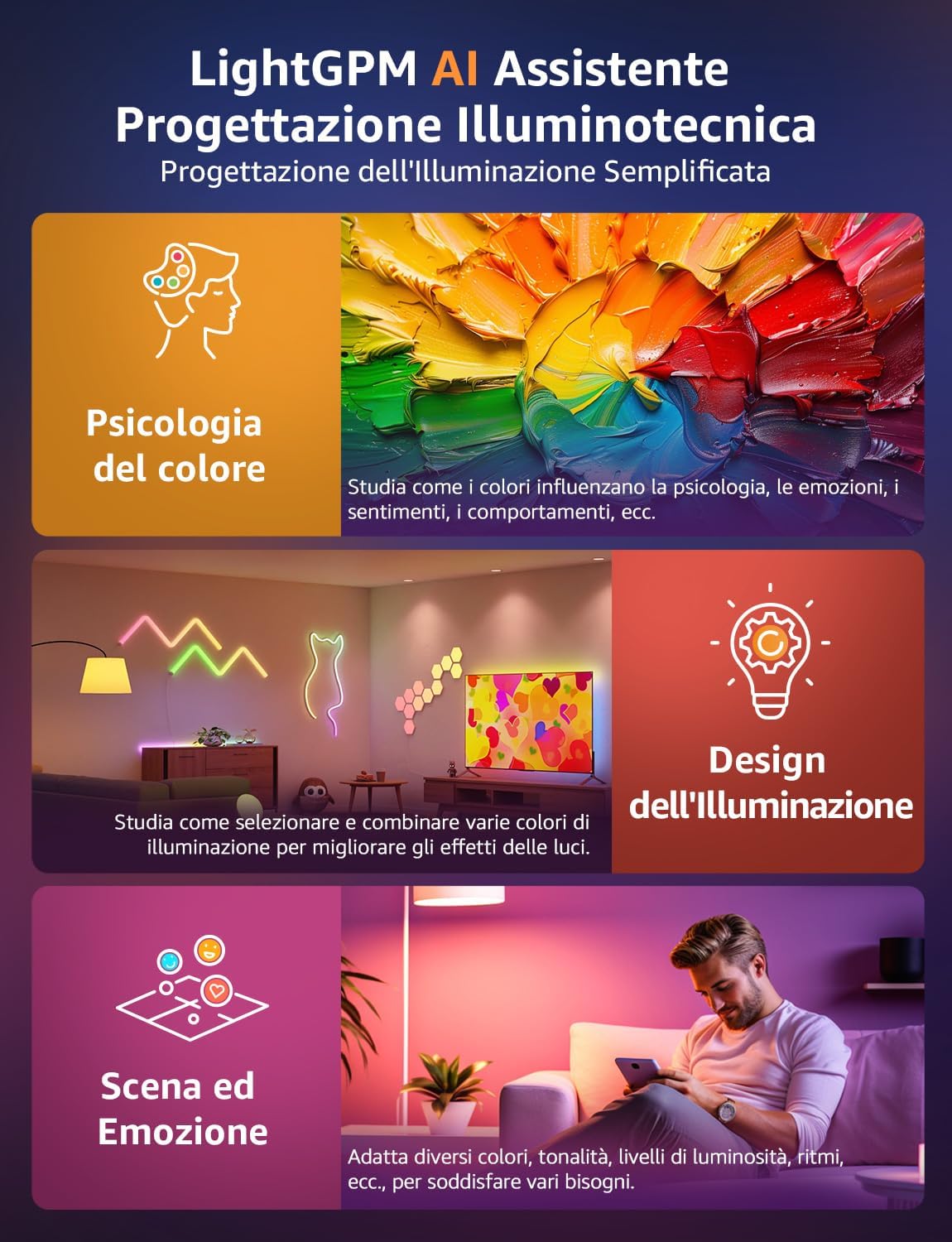 Lepro B1 AI Lampadina Smart E27 Wi-Fi & Bluetooth - immagine 2