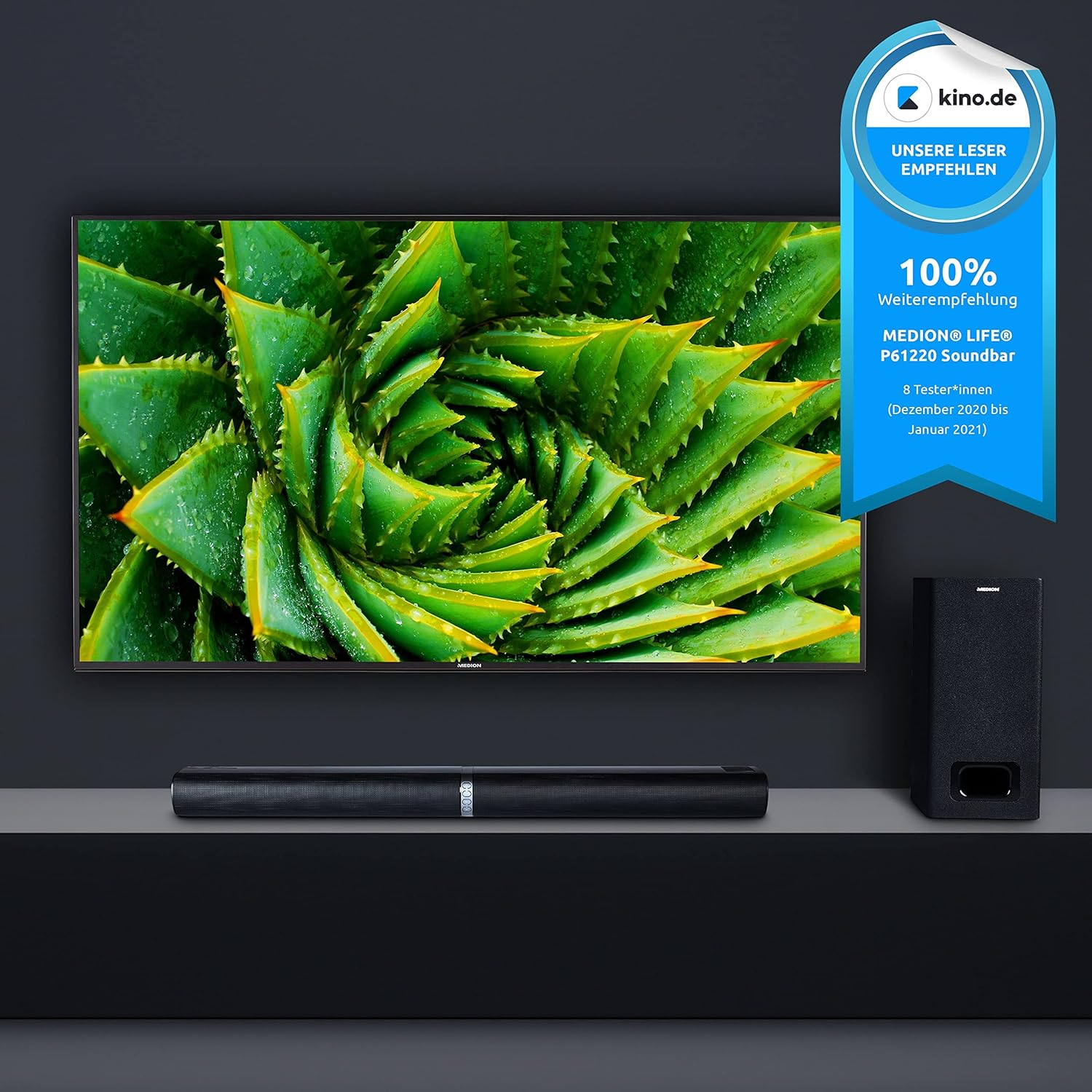 Medion P61220 - Soundbar Bluetooth 2 in 1 con Subwoofer - immagine 2