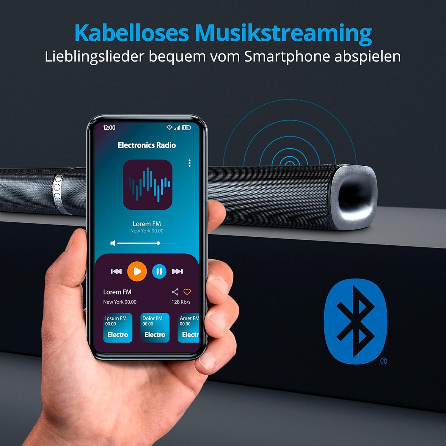 Medion P61220 - Soundbar Bluetooth 2 in 1 con Subwoofer - immagine 5