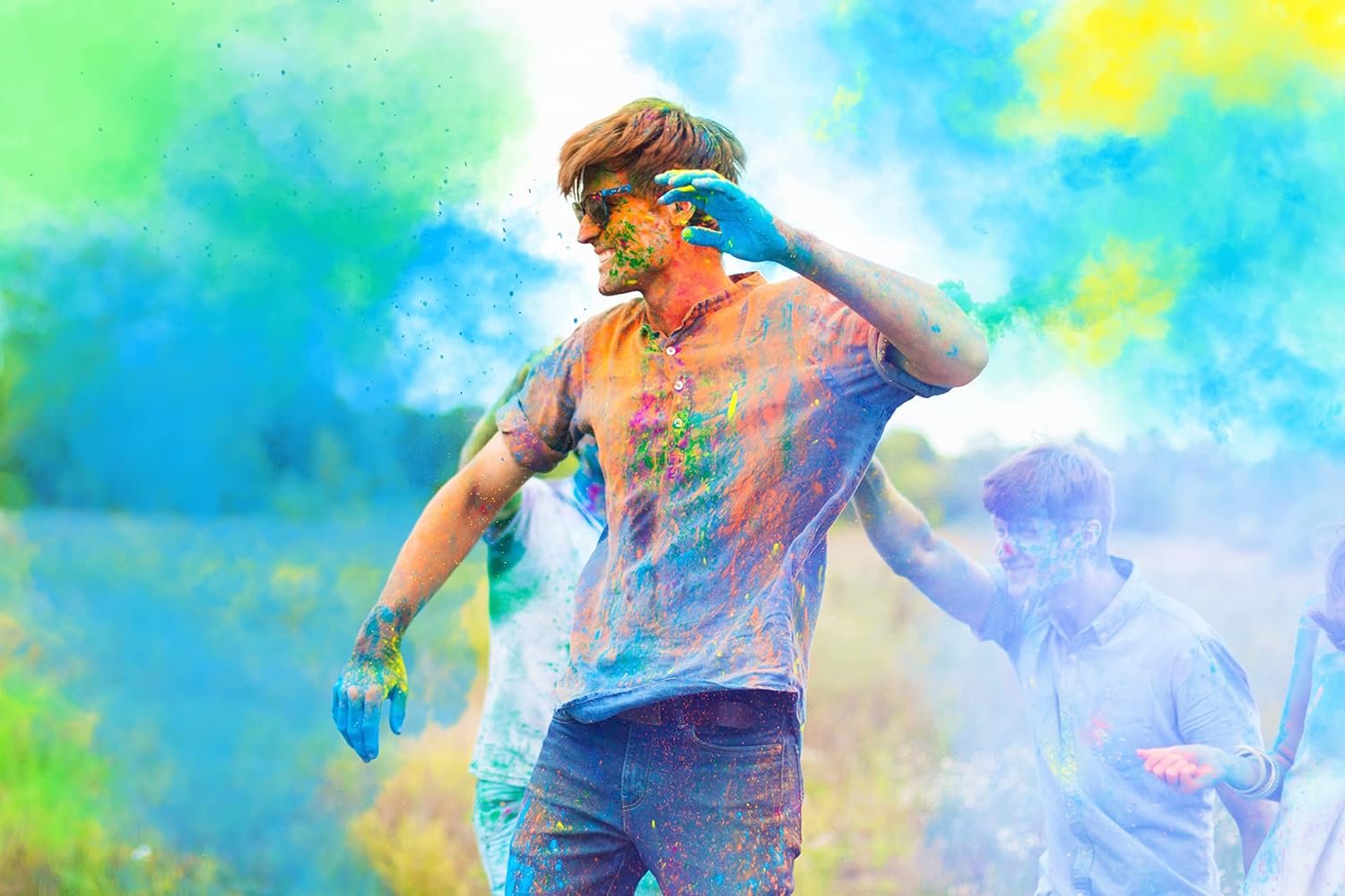 Holi Color Polvere - Pacco da 24 Borse - immagine 4