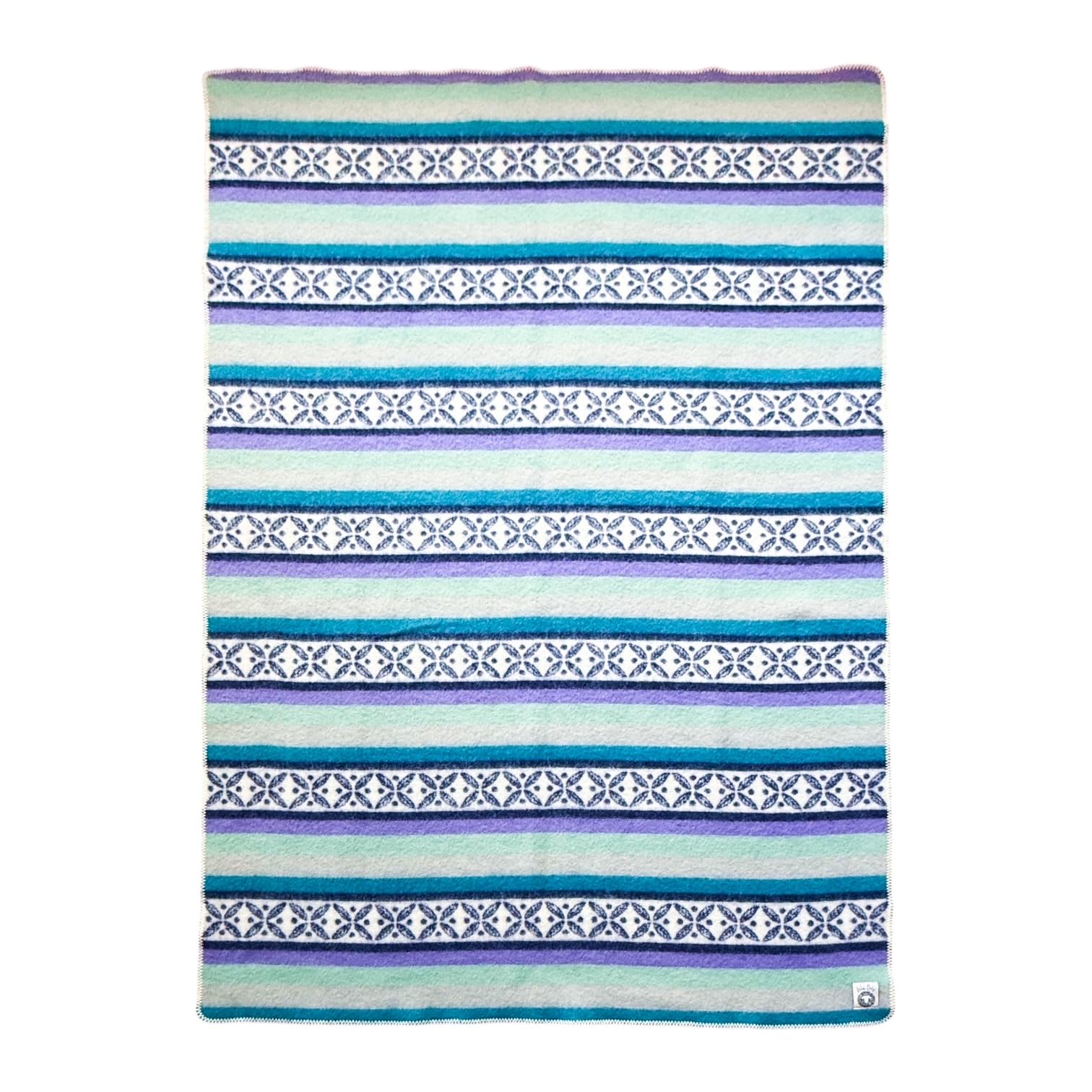 Jowollina Coperta Reversibile in Lana Ecologica 130x200cm