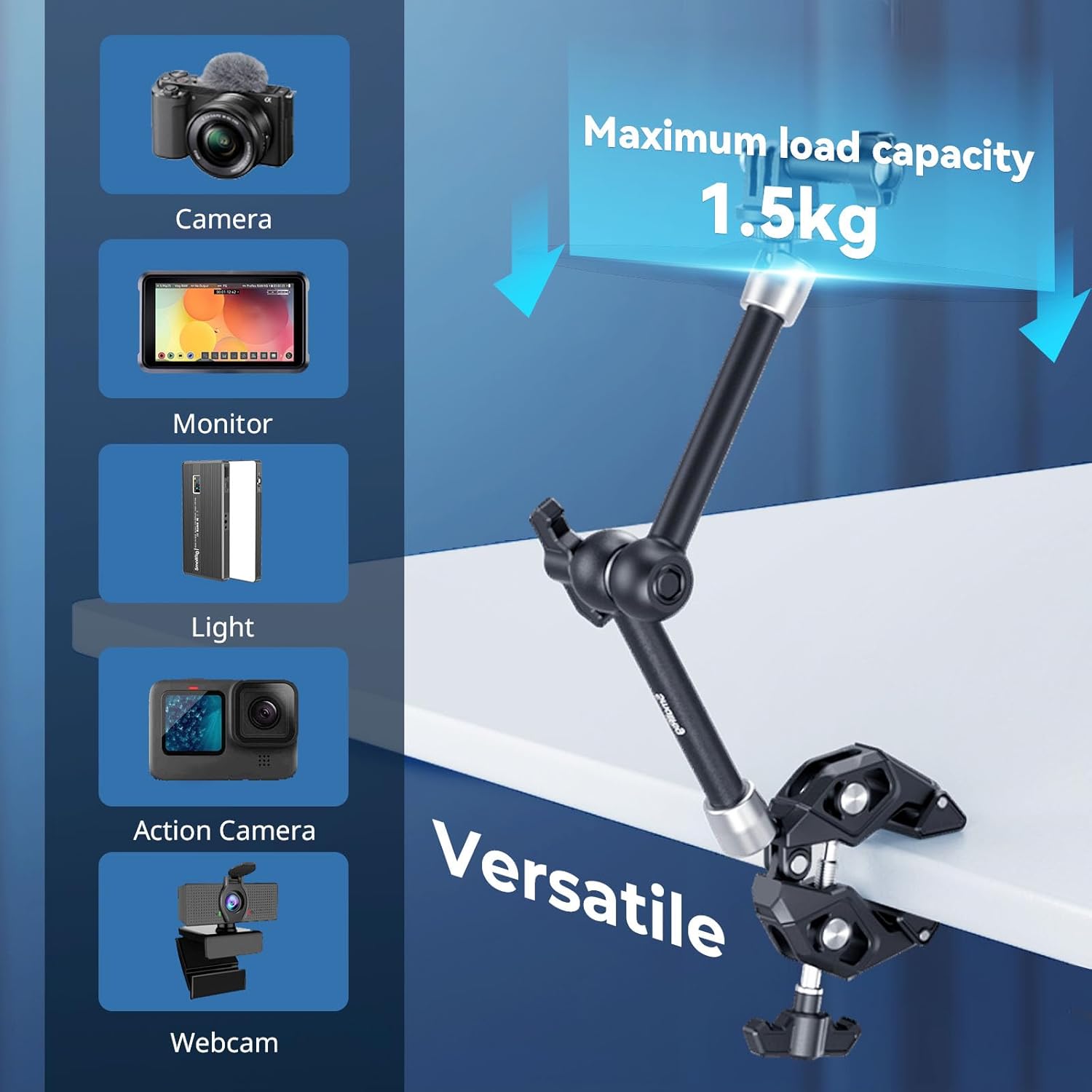 Smallrig Magic Arm Super Clamp Kit per Fotocamera - immagine 5