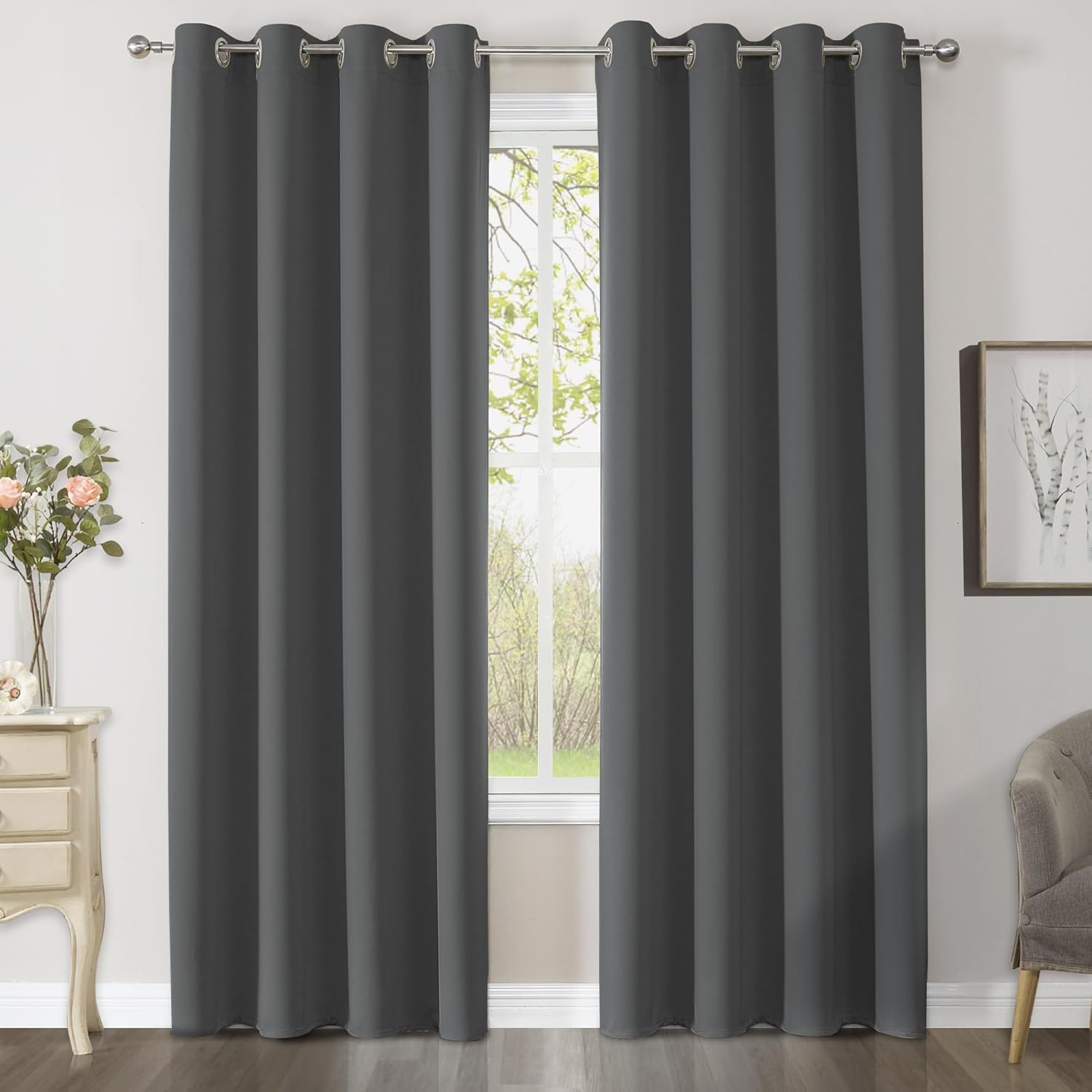 Cucraf Tende Oscuranti Termiche con Occhielli