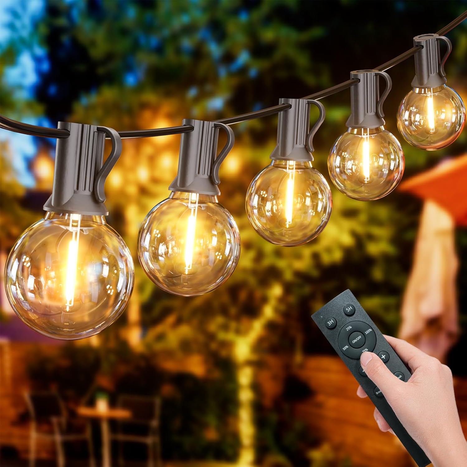 Yuusei Catene Luminose Esterno 60M con Telecomando