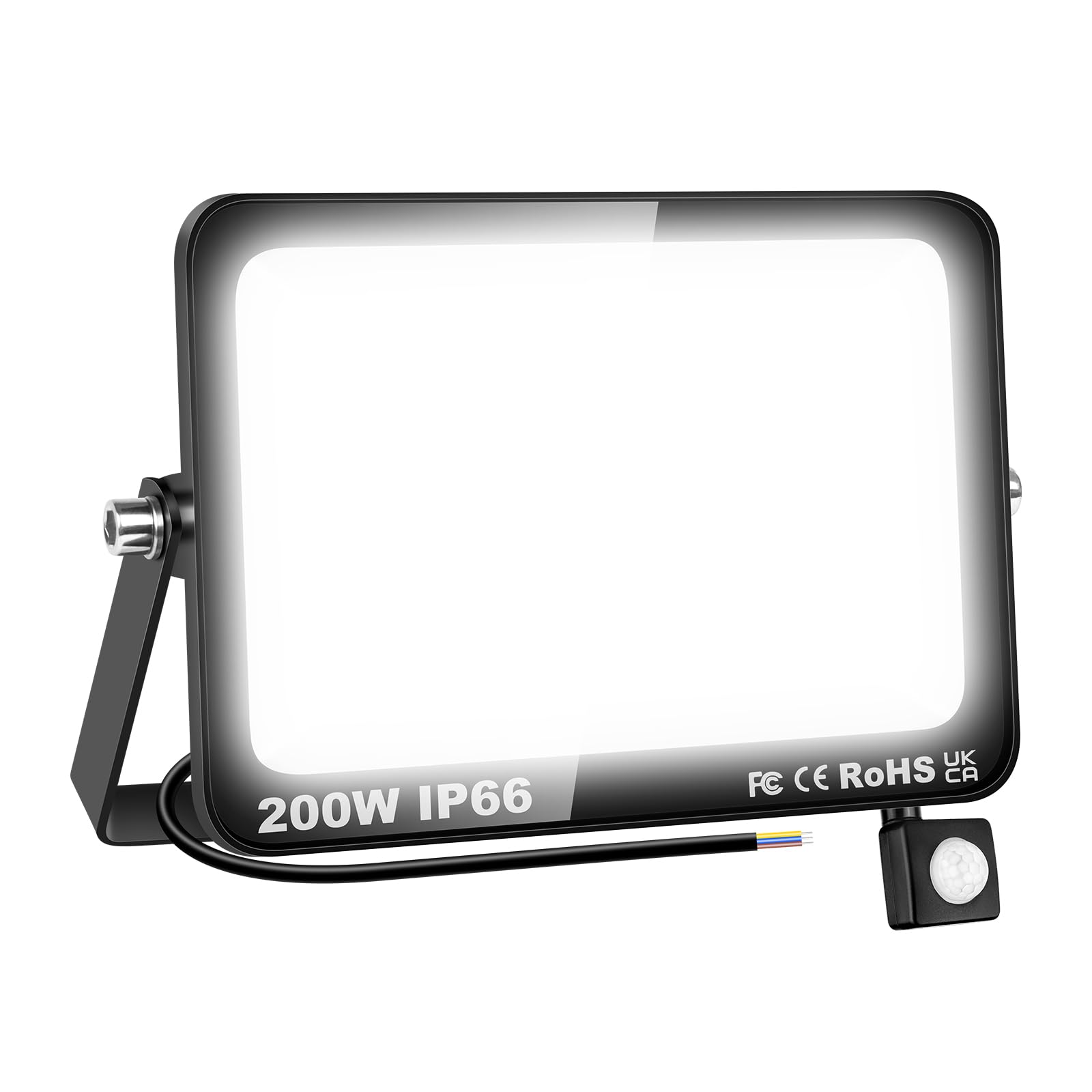 Rigidon Faretto LED da Esterno con Sensore di Movimento 200W