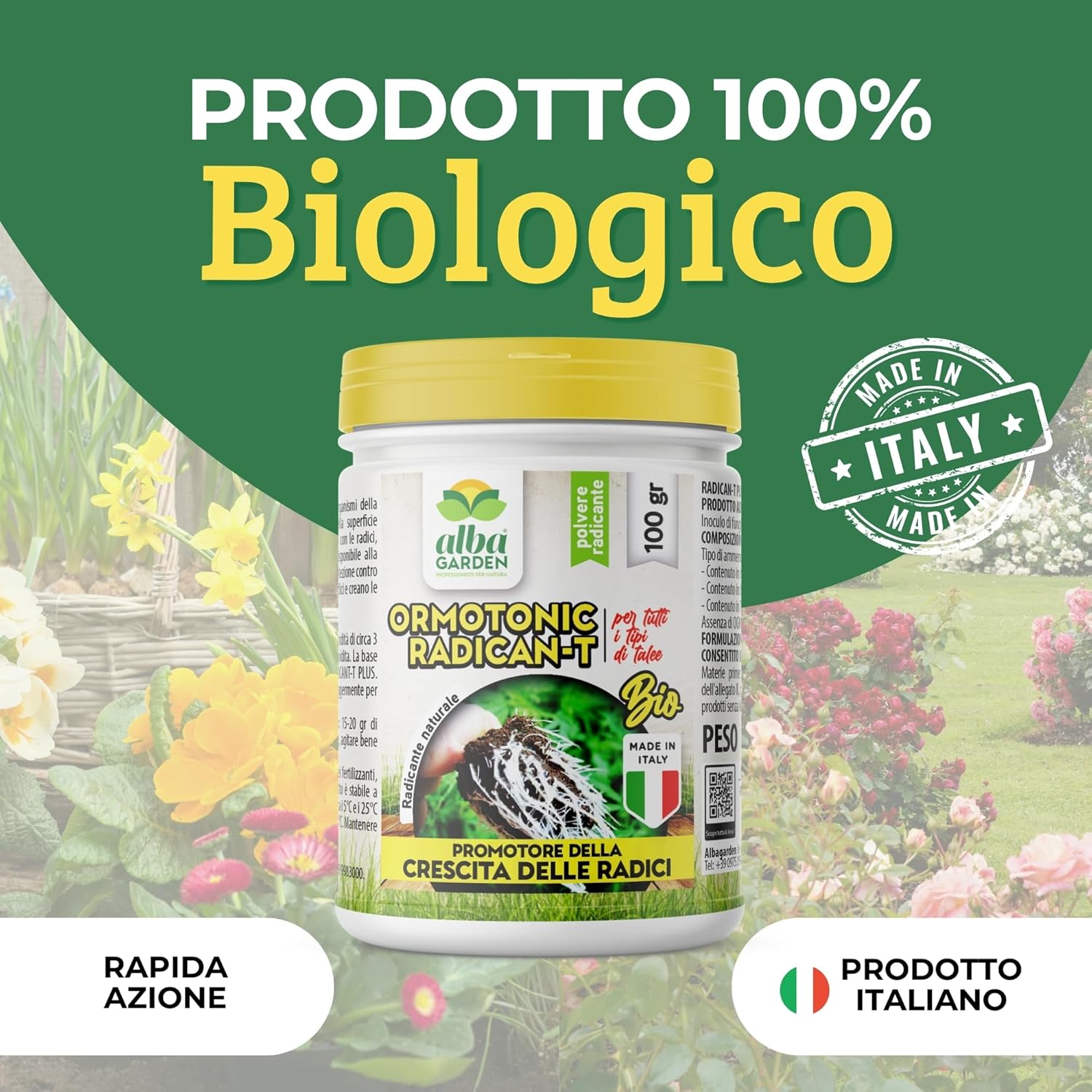 Albagarden Ormotonic Radicant - Radicante per Talee 100gr - immagine 2