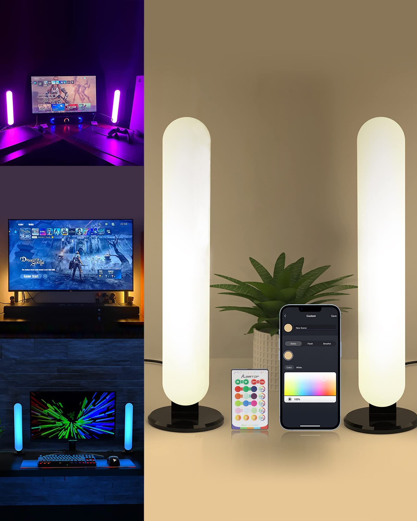 ALANTOP Lampada Scrivania Smart WiFi Alexa/Google