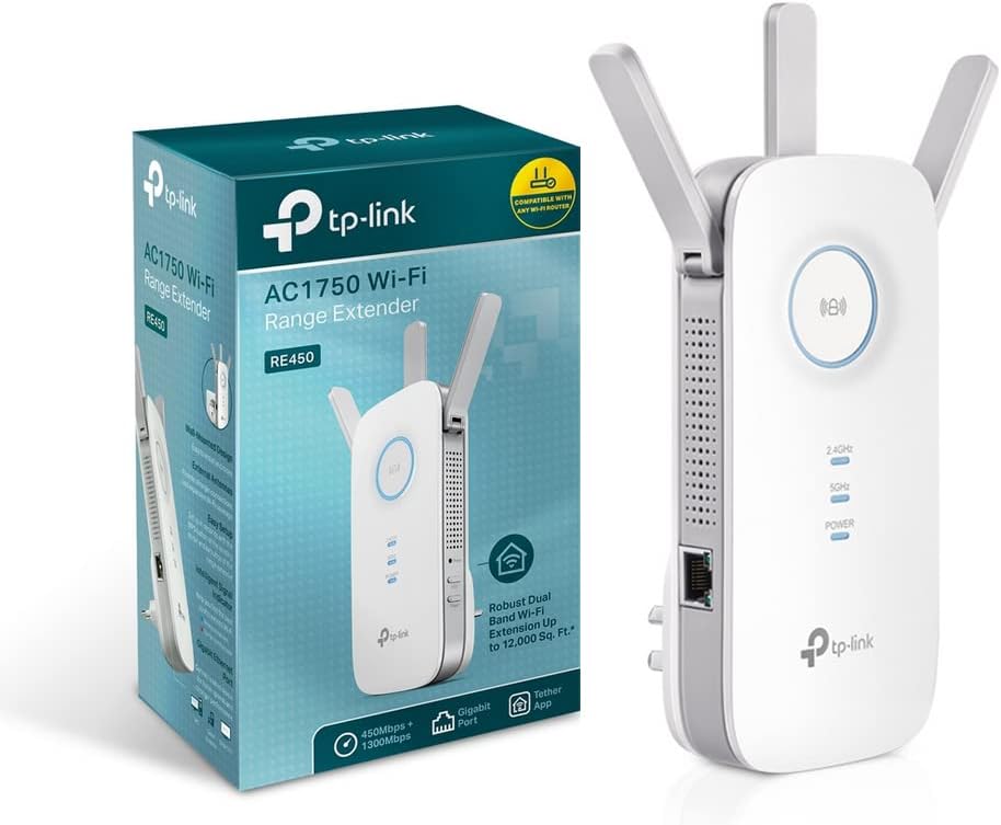 Tp-link RE450 Ripetitore Wireless AC1750Mbps, Bianco - immagine 1