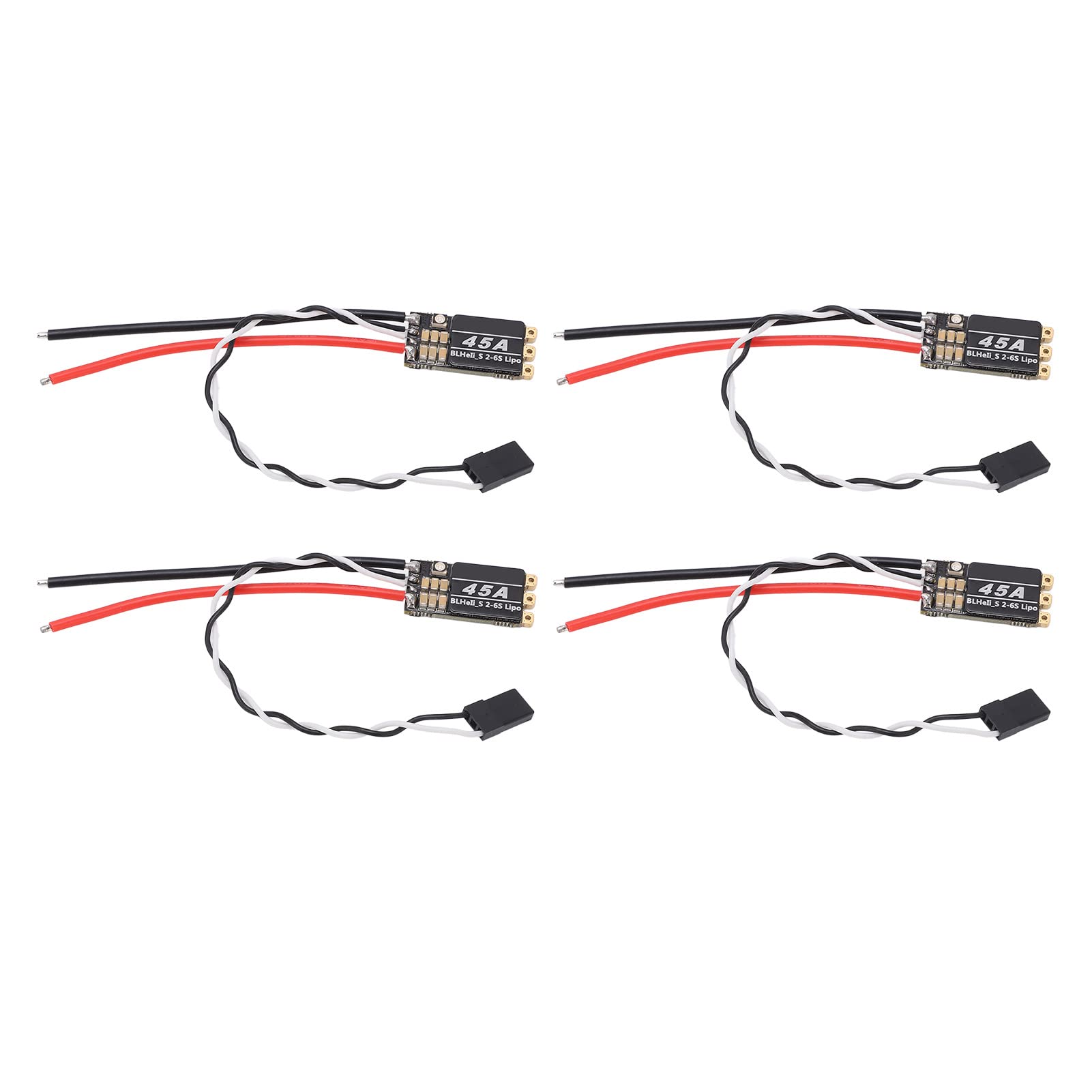 Keenso 4Pcs Brushless ESC 45A 2-6S