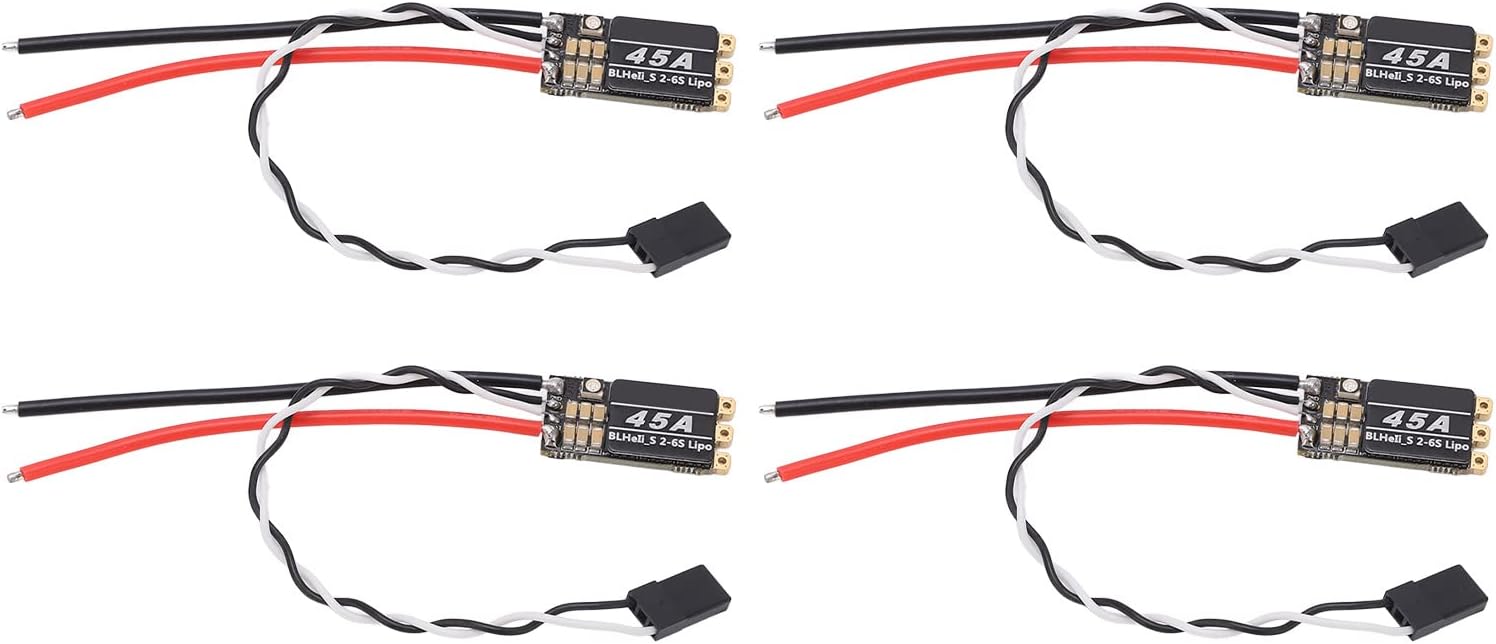 Keenso 4Pcs Brushless ESC 45A 2-6S - immagine 1