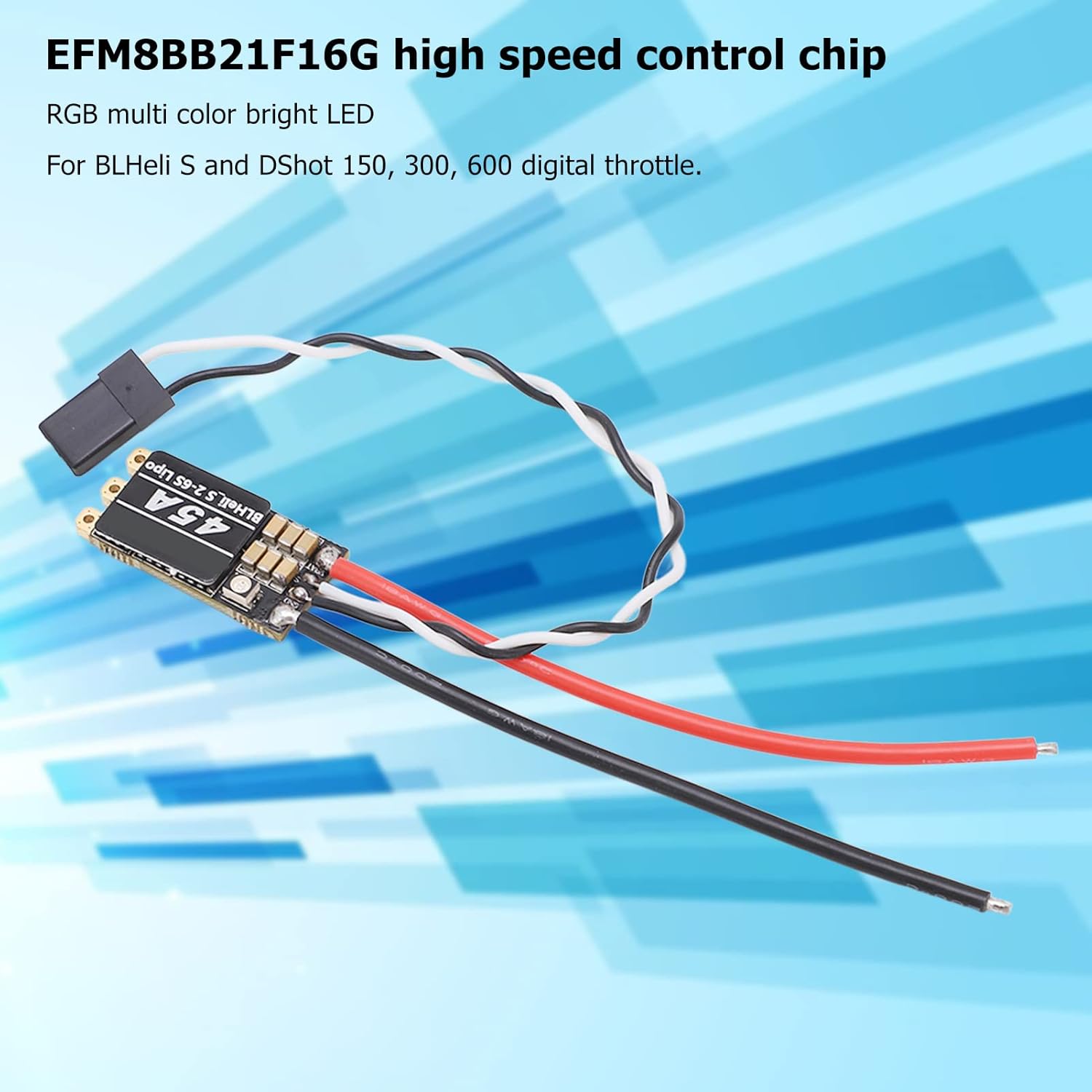 Keenso 4Pcs Brushless ESC 45A 2-6S - immagine 2