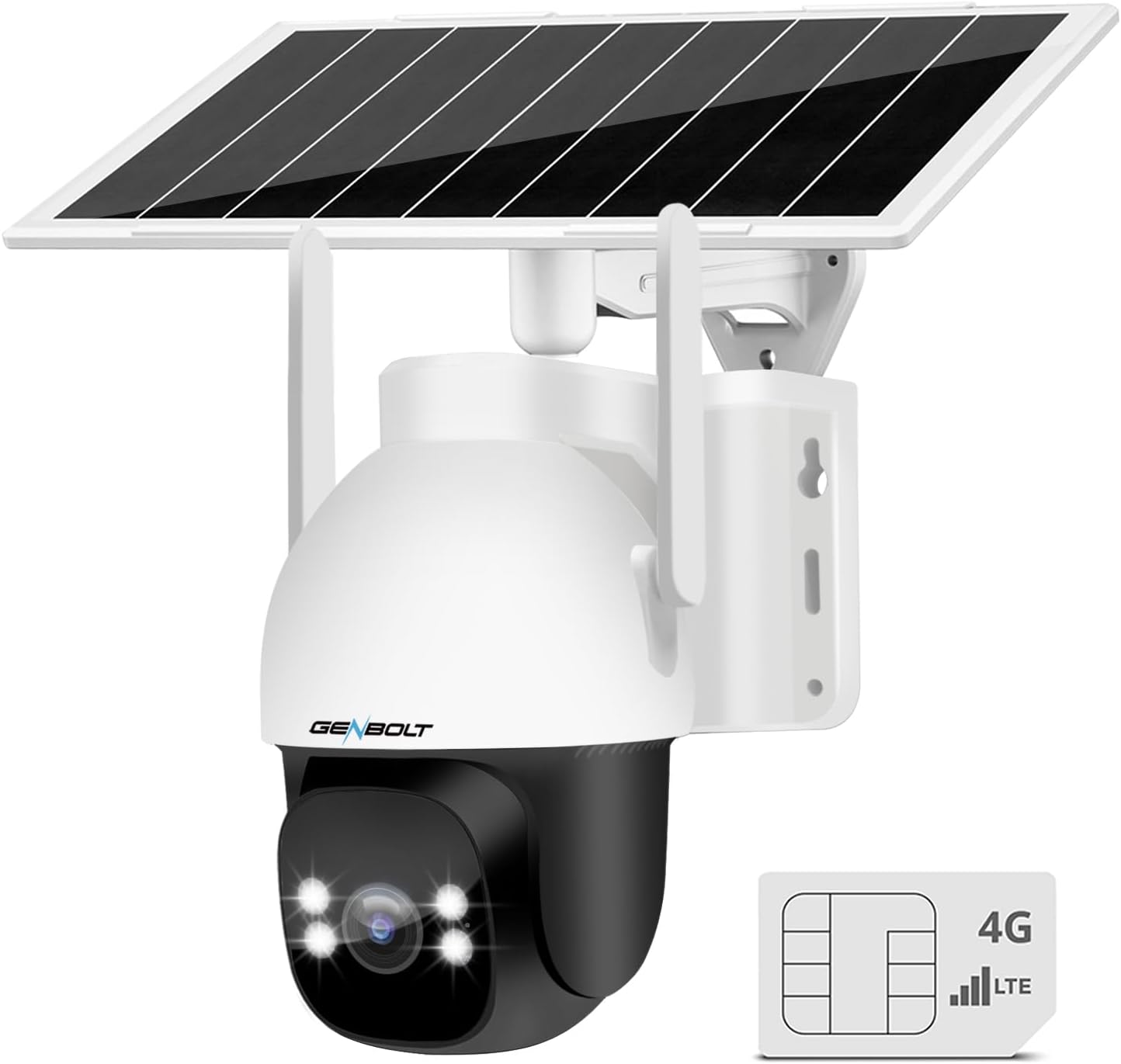Genbolt 2K 4G LTE AOV Telecamera Solare Esterna - immagine 1