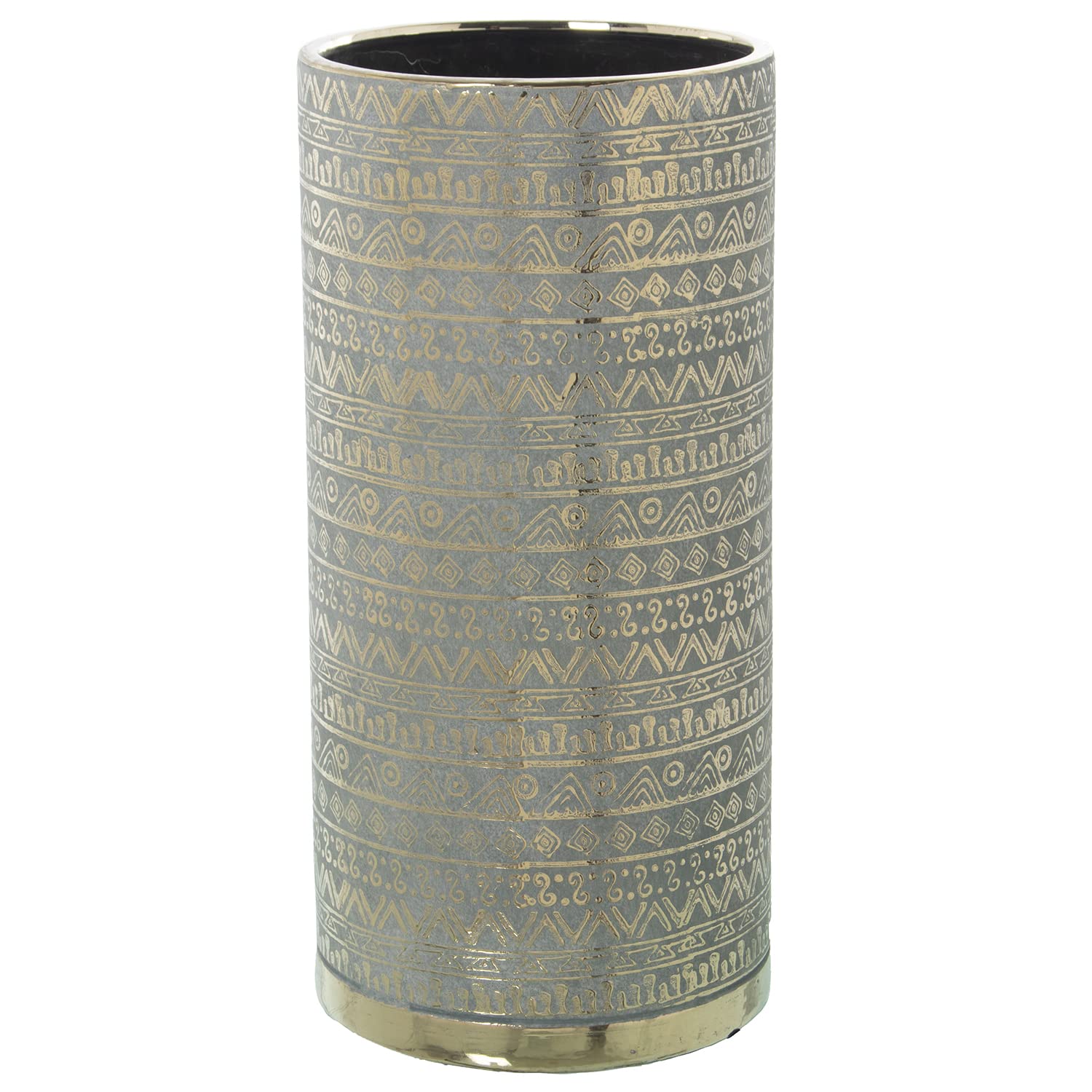 PARAGÜERO CERÁMICA VERDE/ORO °22X46CM