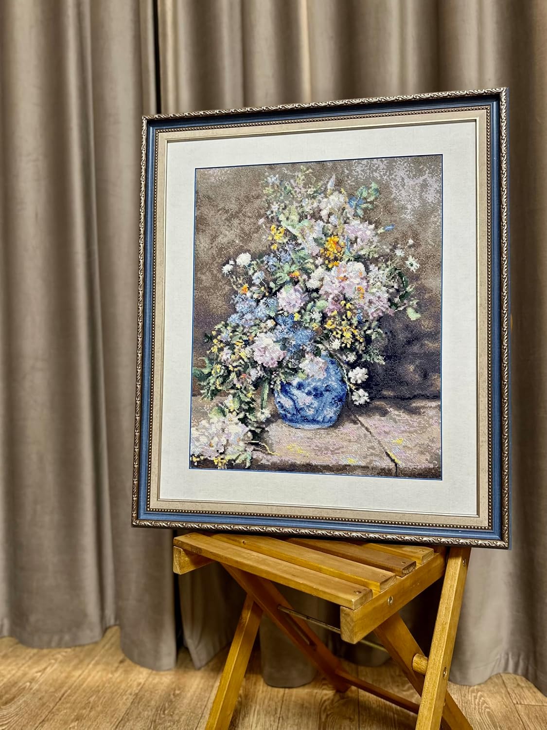 Riolis - Kit Punto Croce 'Bouquet Primaverile' 40x50cm - immagine 3