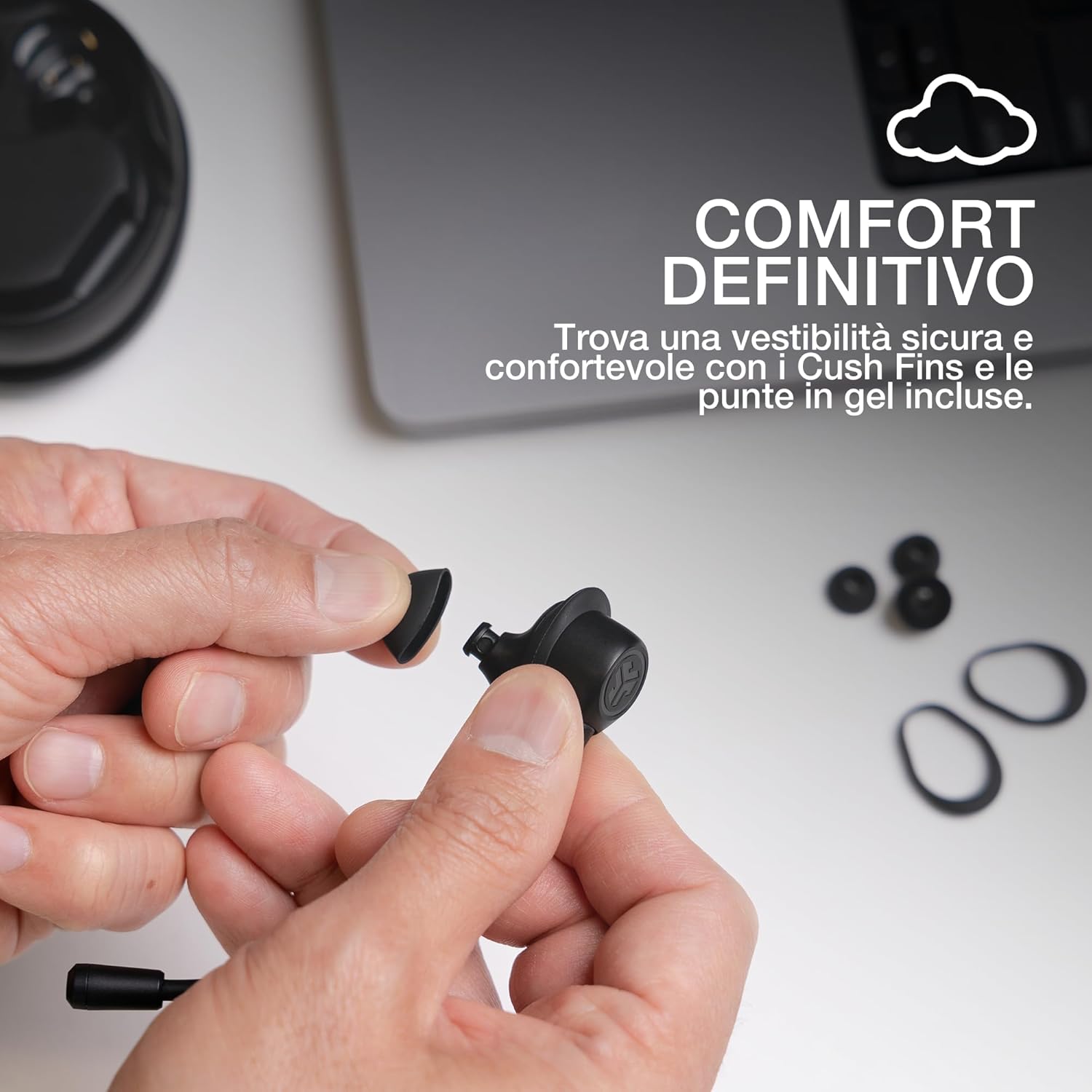 Jlab Work Buds Cuffie Bluetooth In-Ear con Microfono - immagine 8