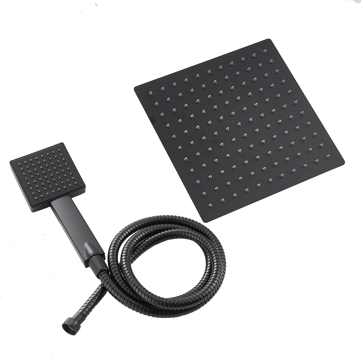 Plumbsys Colonna Doccia Termostatica Nera Quadrata - immagine 4