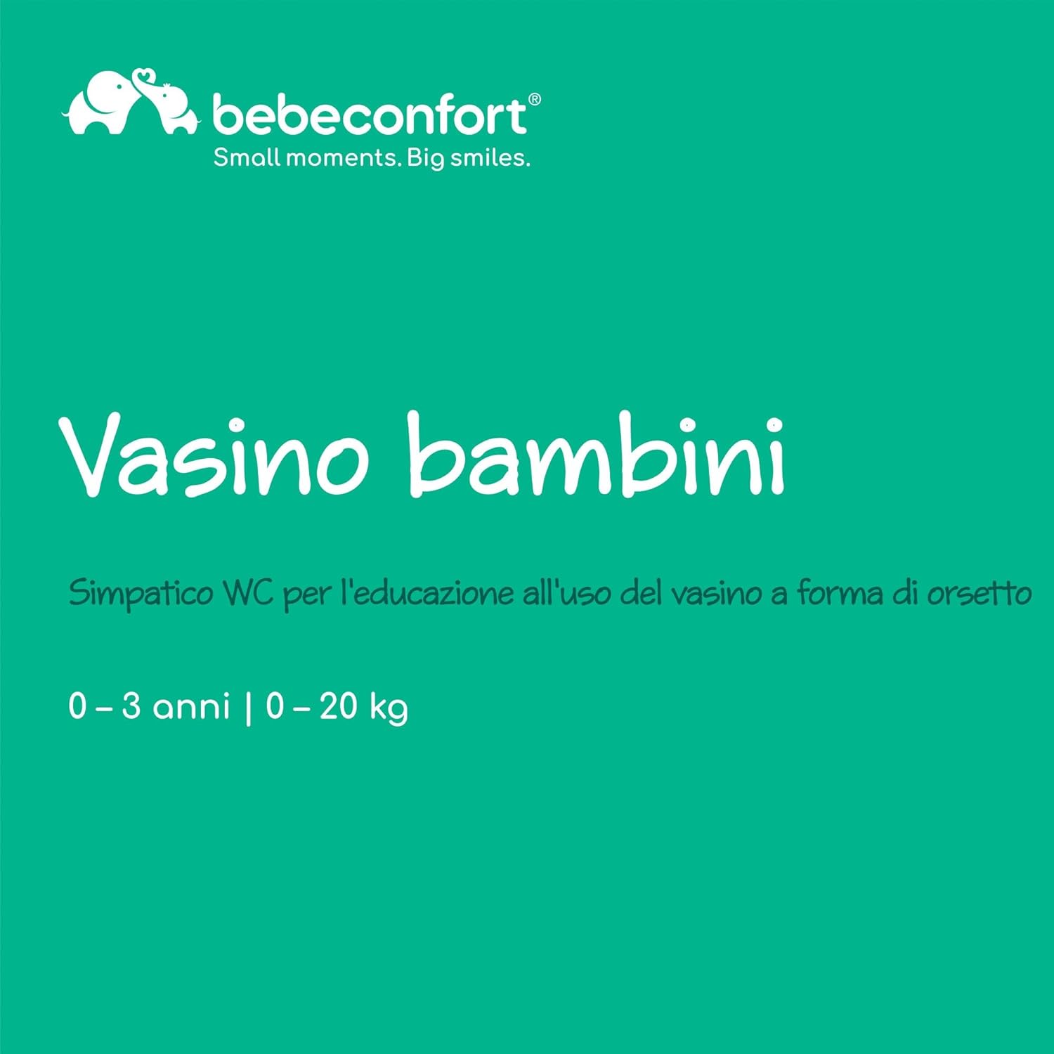 Bebeconfort Vasino Bambini Mini WC Orsetto, Lavanda - immagine 2