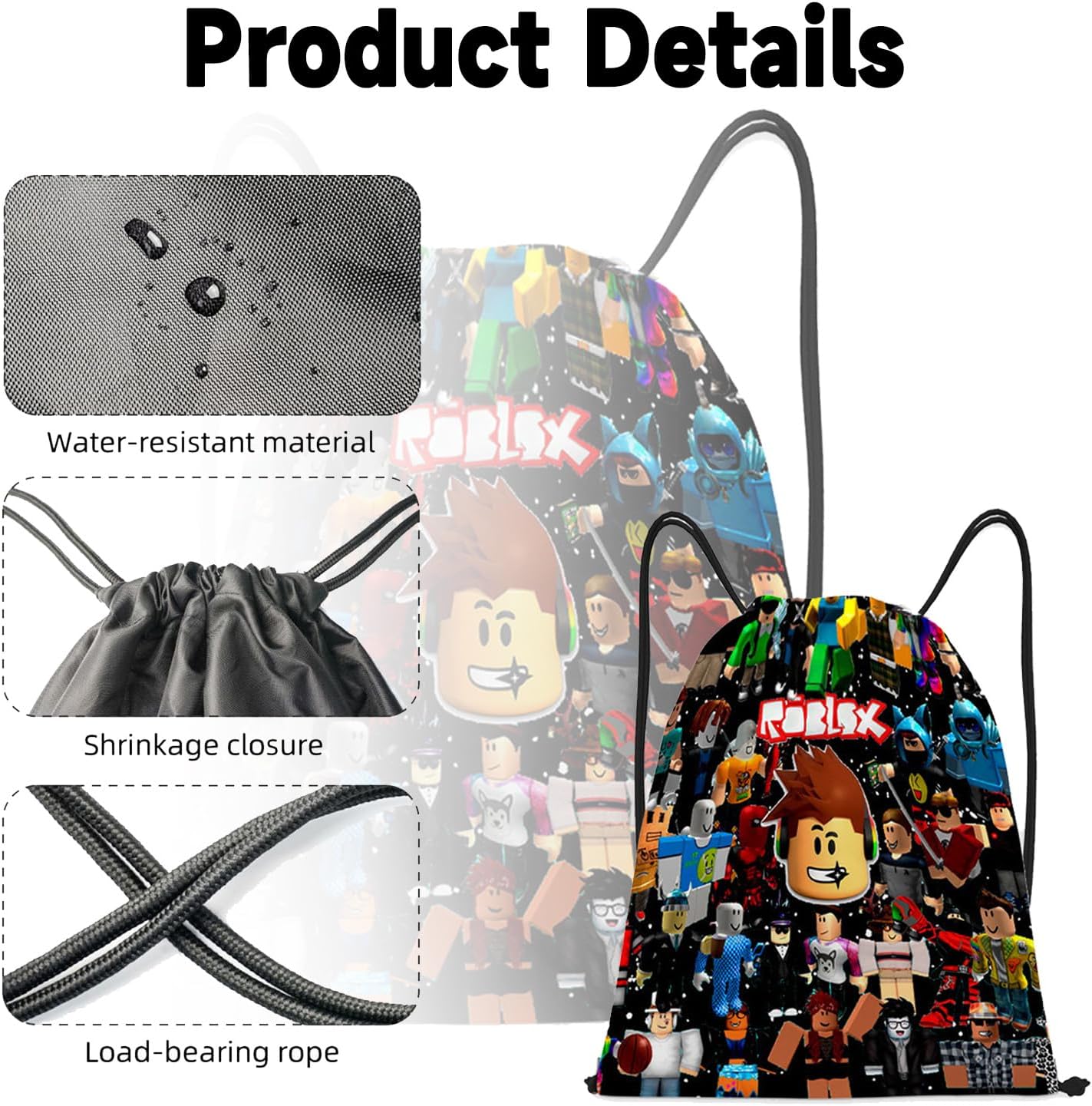 Rob-lox Sacca Palestra con Coulisse - immagine 3