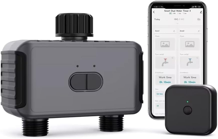Haozee Smart WiFi Water Timer 2 Zone