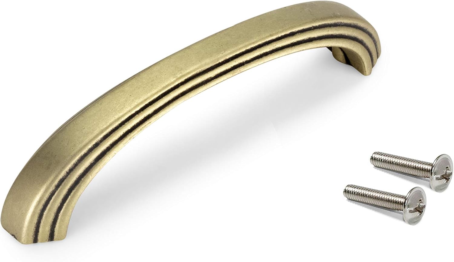 Emuca Maniglia per Mobile, Interasse 128mm, Grigio Scuro - immagine 1