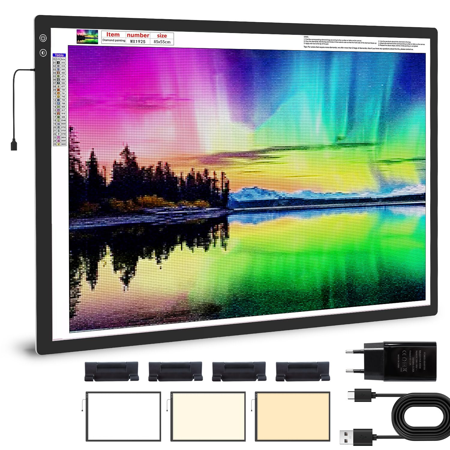 Elice Grande Lampada Ricaricabile A1 Luminosa 6000 mAh