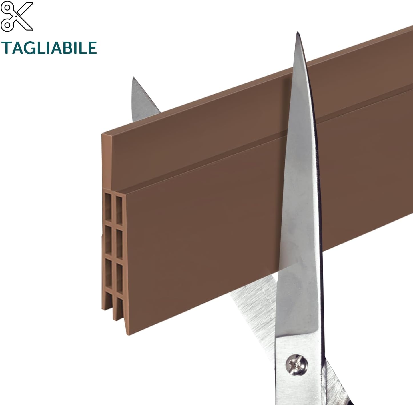 Shinfly Paraspifferi Sottoporta 100 x 5cm, Marrone - immagine 6