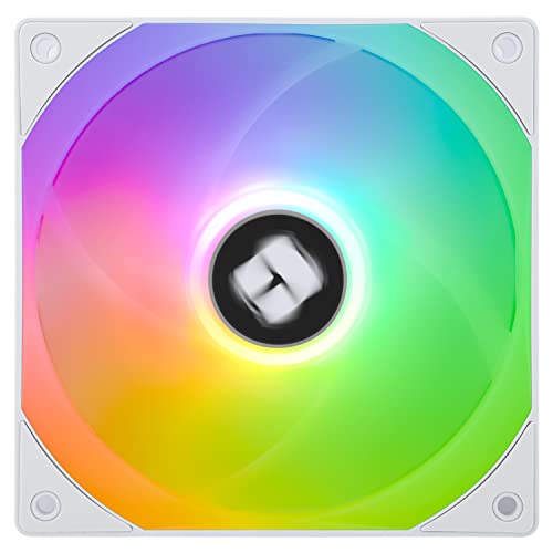 TR TL-C12RW-S V2 Ventilatore CPU 120mm Ventola inversa La ventola di raffreddamento viene fornita con illuminazione ARGB,Ventilatore per computer silenzioso PC PWM con una velocità di 1500 giri/min