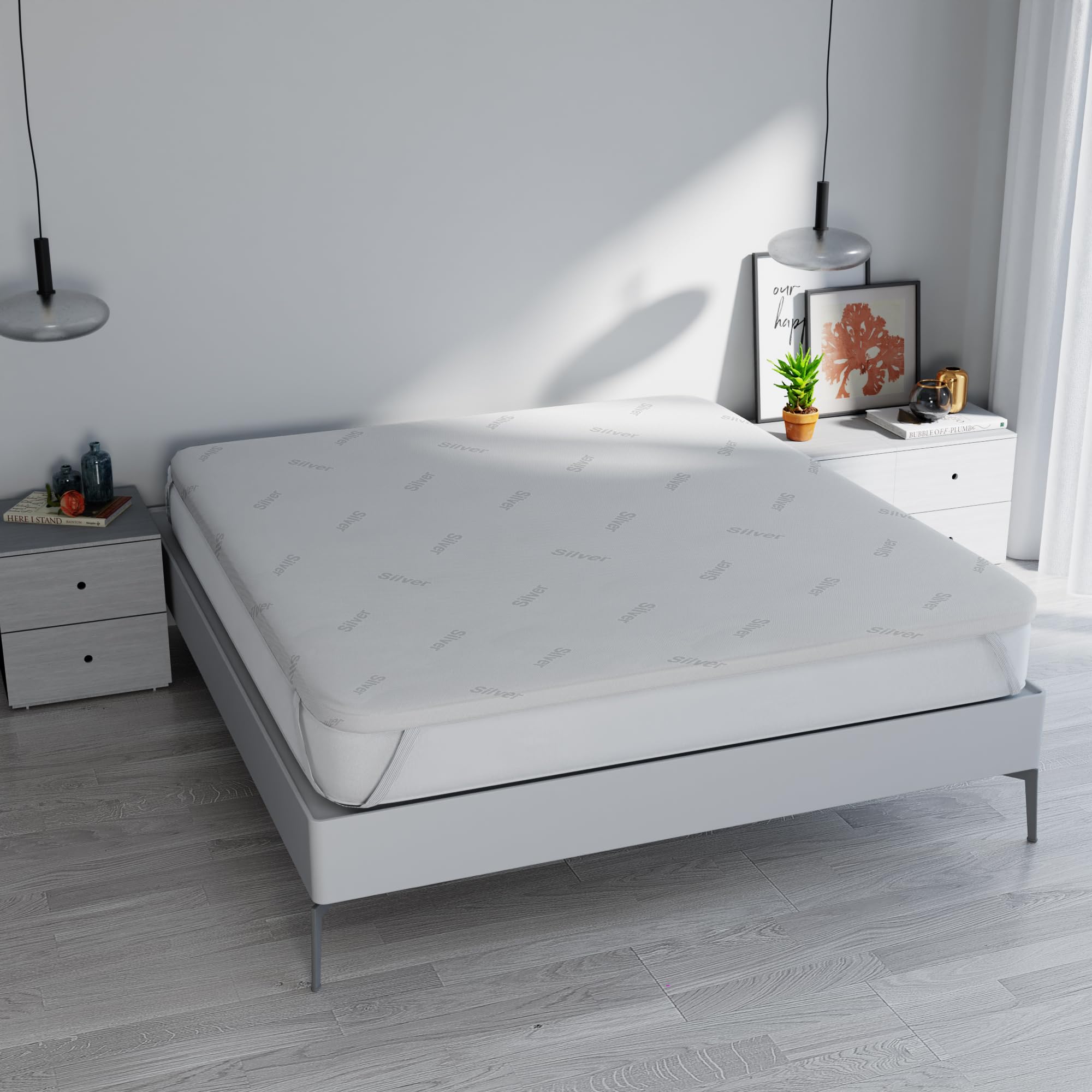 Topper Memory Foam SILVER Matrimoniale 160x190 cm