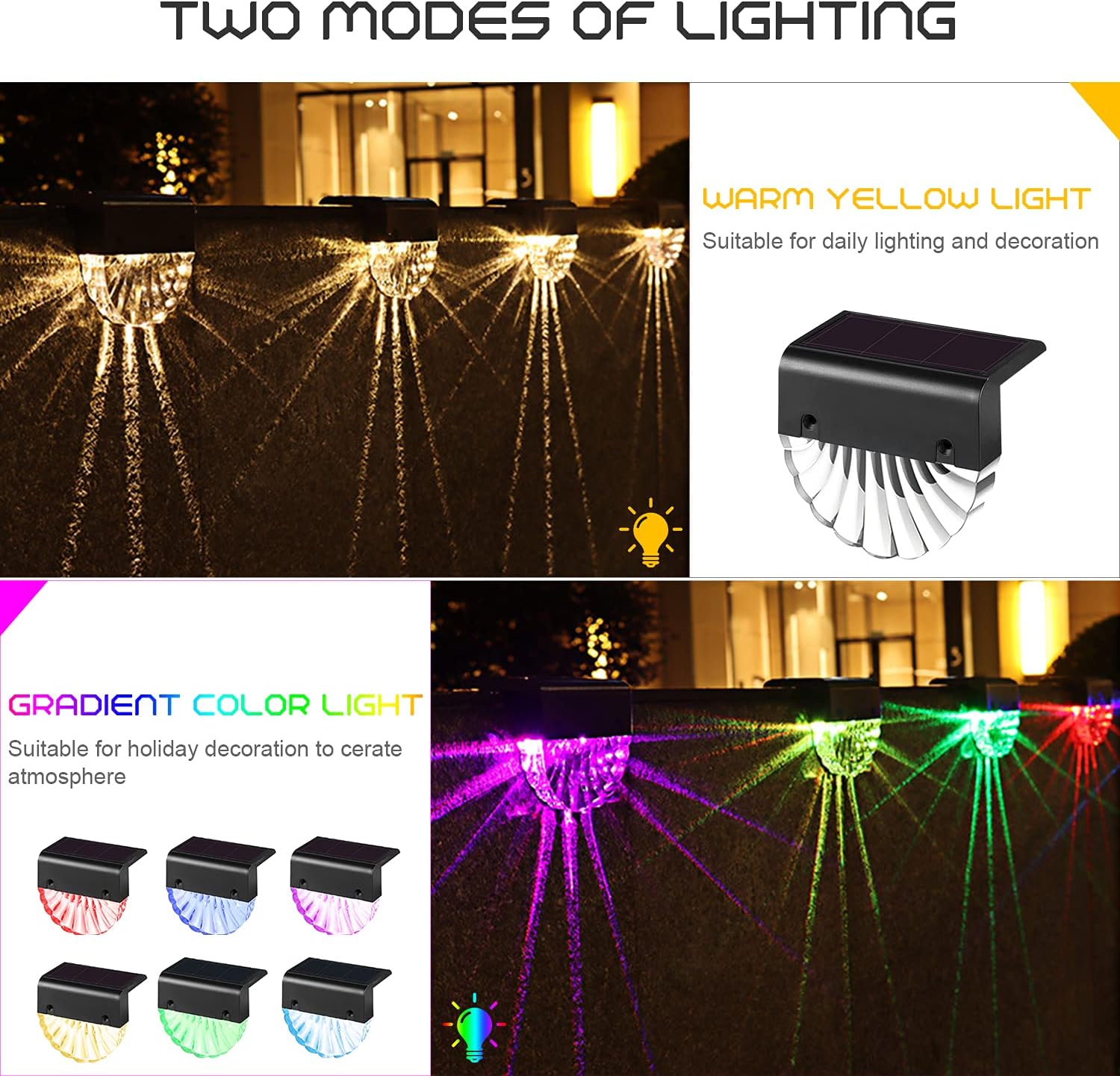 Auting Lampade Solari da Giardino 6 Pezzi - immagine 3