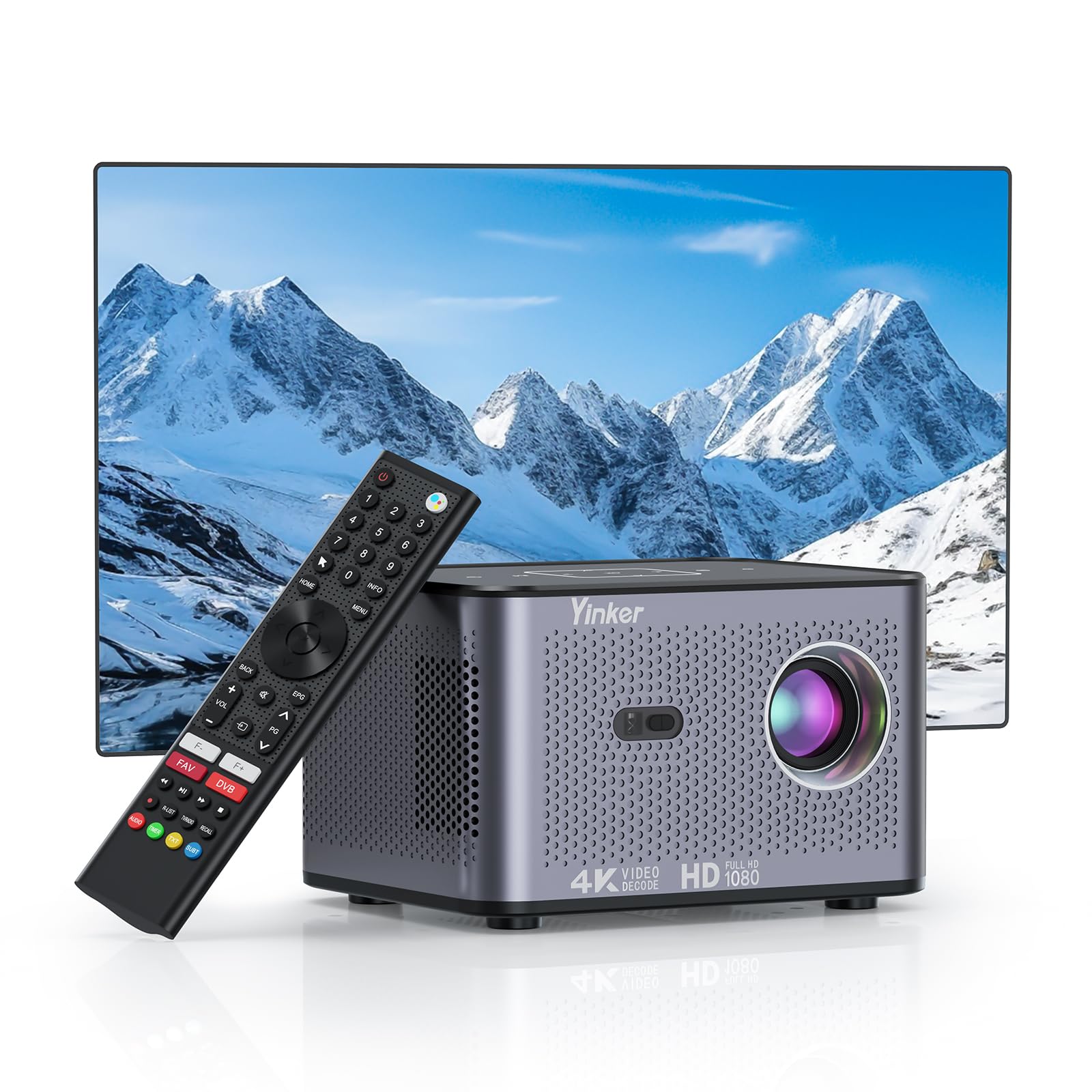 Mini Proiettore Portatile con WiFi Dual Band e Bluetooth