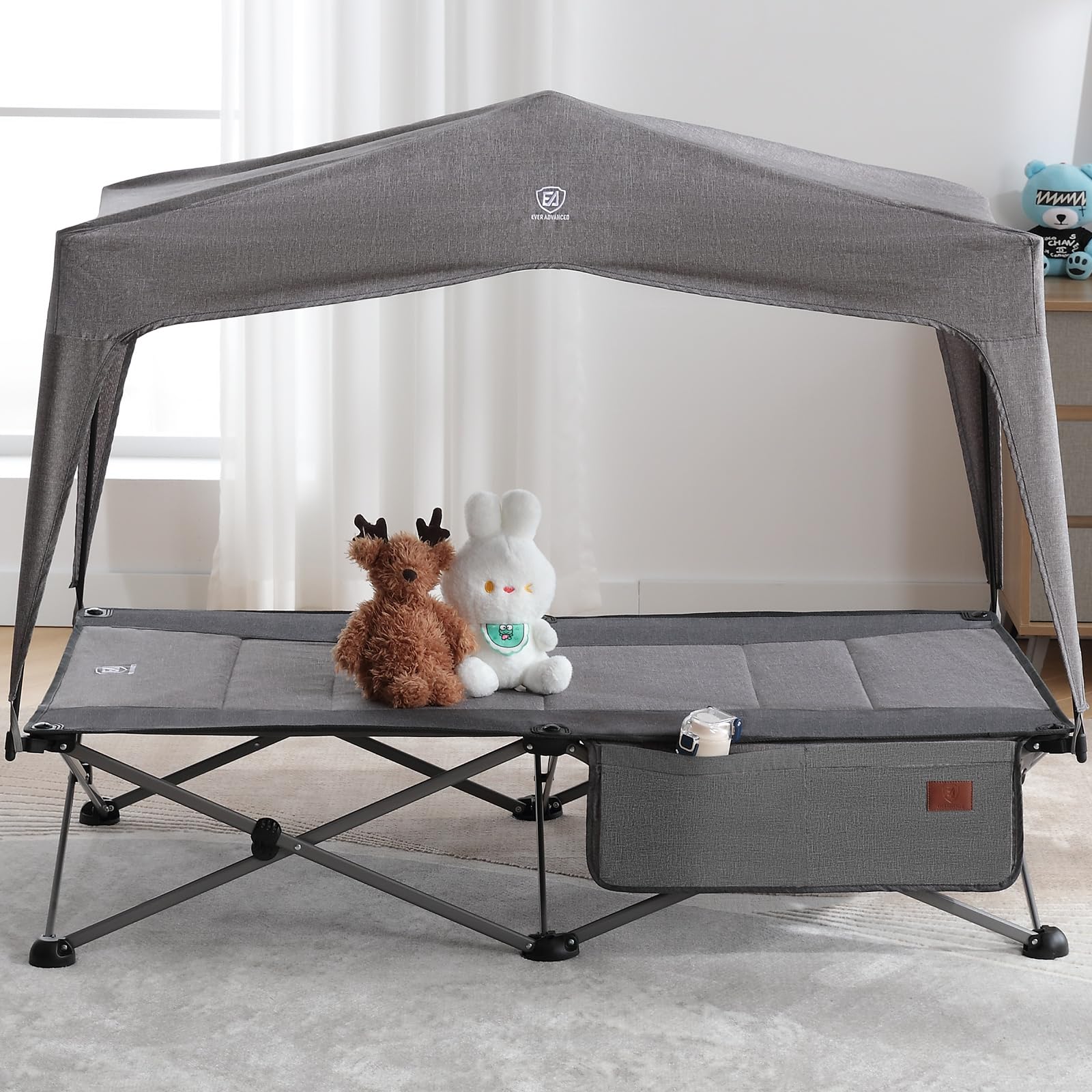 Ever Advanced Lettino Pieghevole con Tetto 64kg