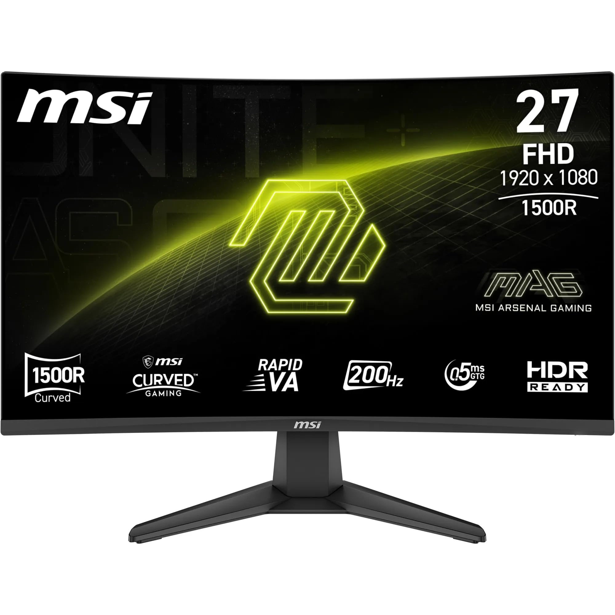 Msi MAG 276CF E20 Display Gaming Curvo FHD 27", Nero