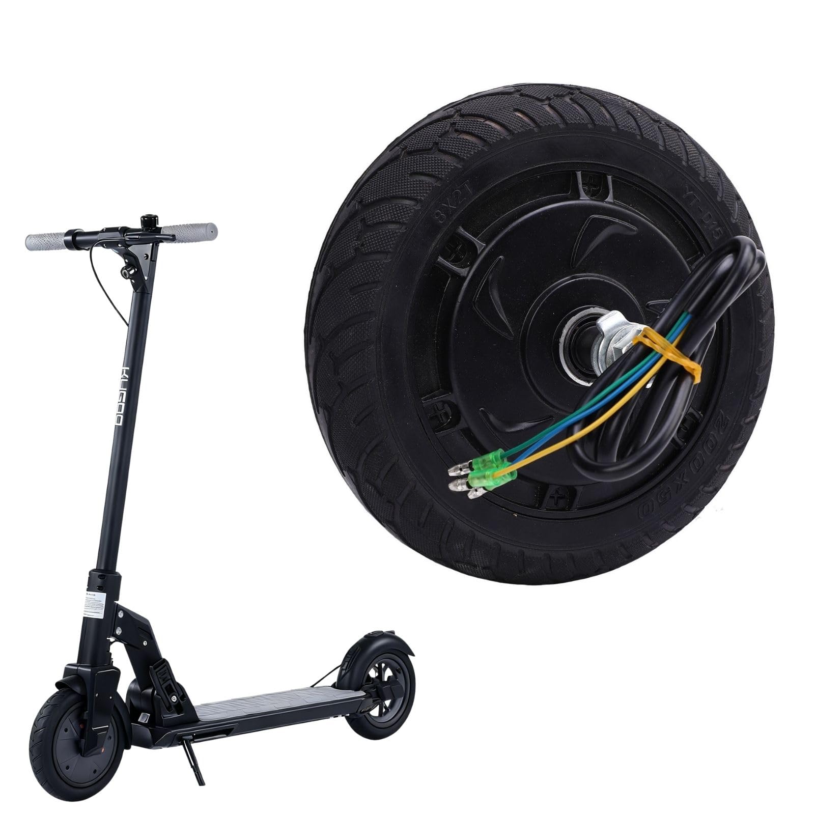 Mechkit Ruota Motore Scooter Elettrico 36V 350W 10 Pollici