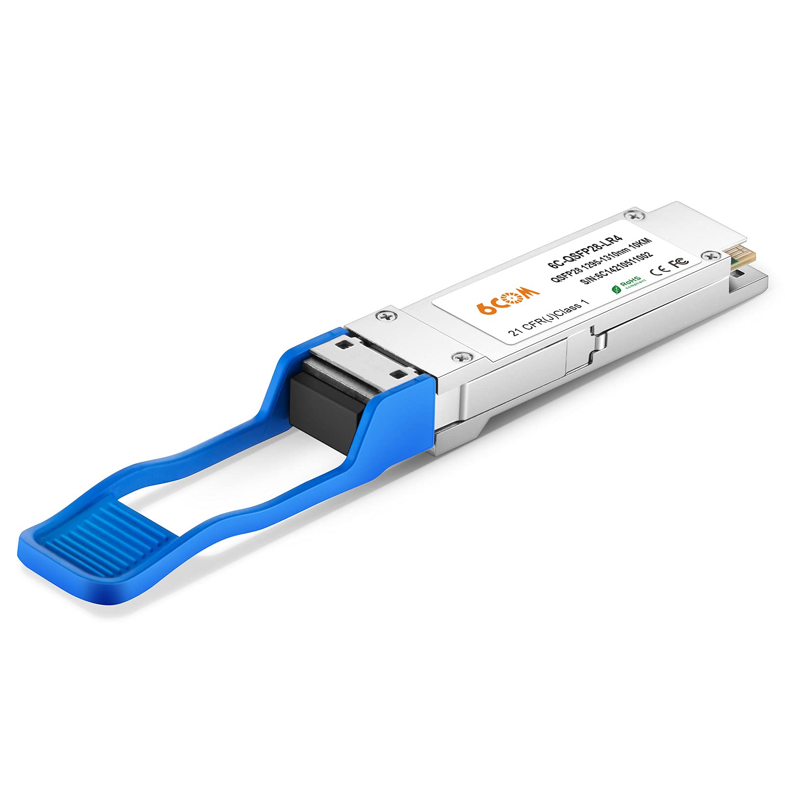 6COM GIGA 100GBASE-LR4 QSFP28 10km DDM SMF Ricetrasmettitore