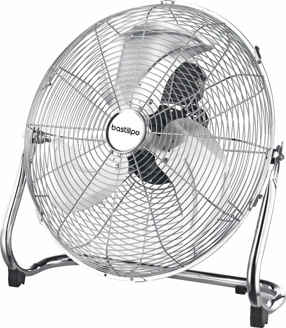 Bastilipo Ventilatore Industriale 45cm 120W Cromato