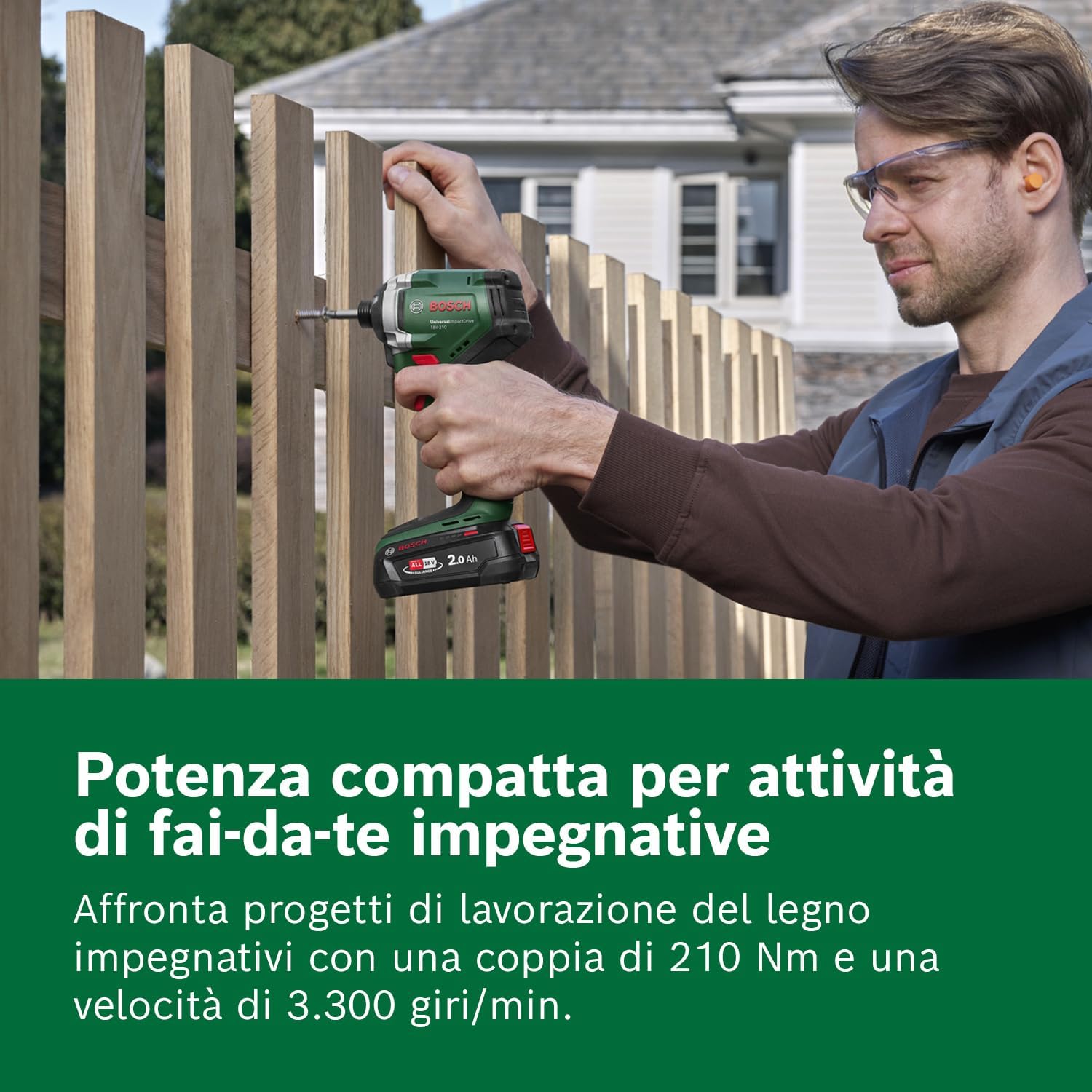 Bosch 18V System Avvitatore a Massa Battente UniversalImpactDrive - immagine 3