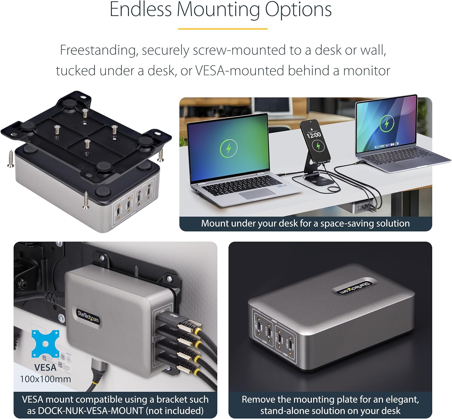 StarTech.com Caricatore USB-C 4 Porte 240W - immagine 4