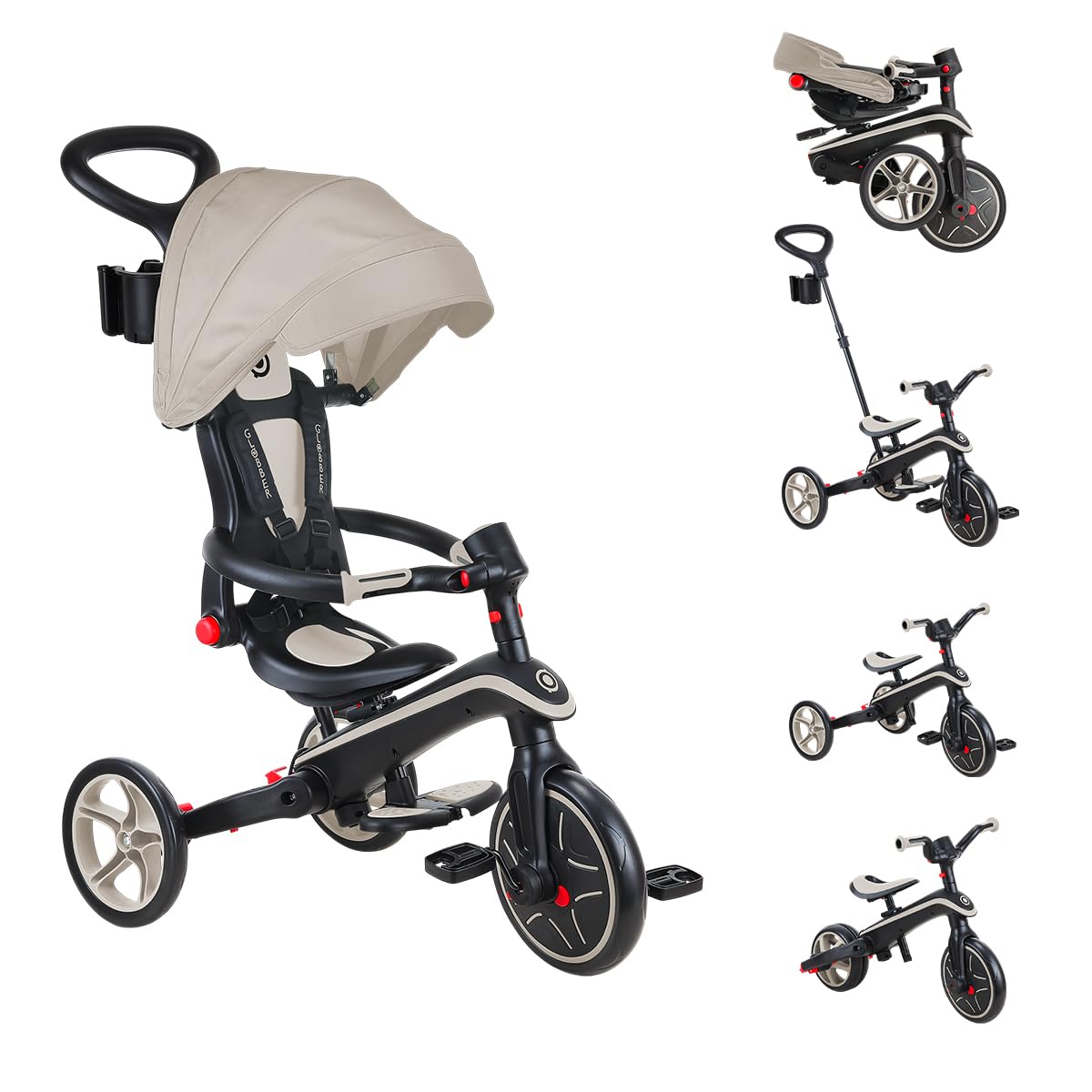 Globber Triciclo Explorer 4 in 1 Pieghevole