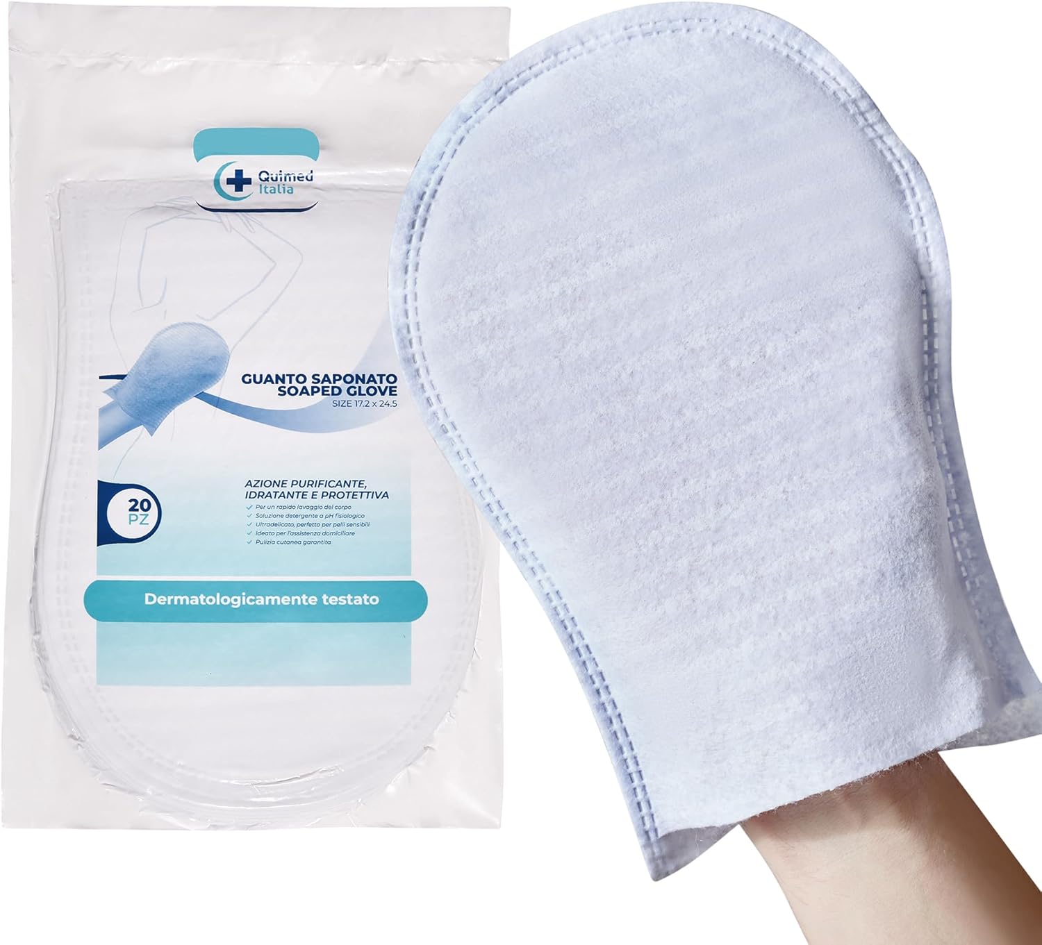 Manopole Saponate Monouso - 40 Pezzi - immagine 1