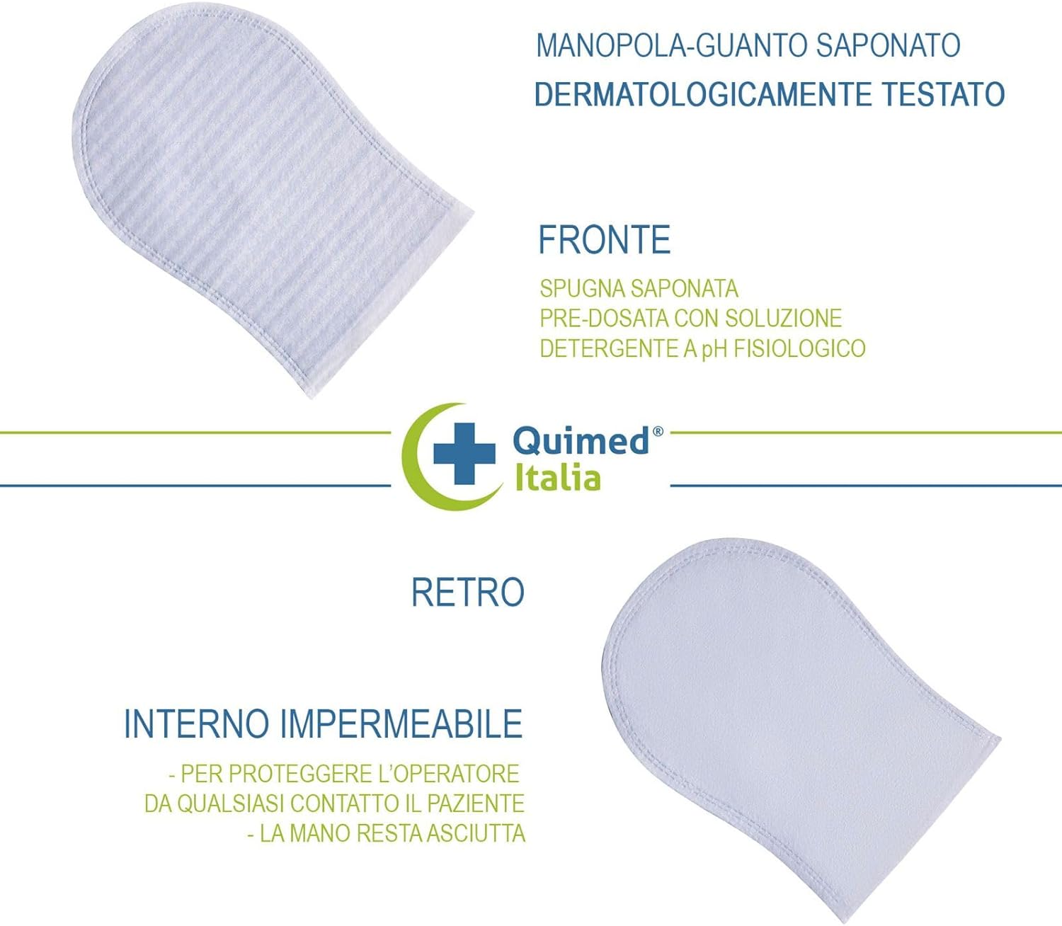 Manopole Saponate Monouso - 40 Pezzi - immagine 2