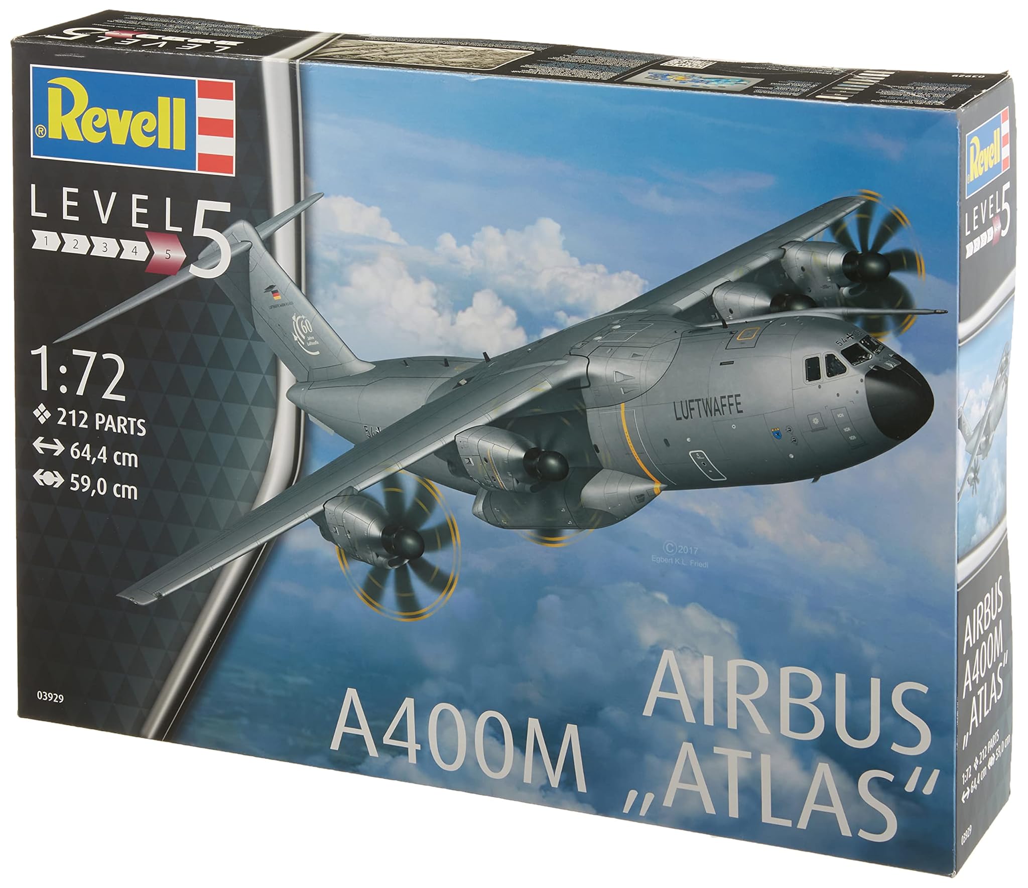 Revell 03929 Airbus A400M ATLAS - Kit Modello 1:72