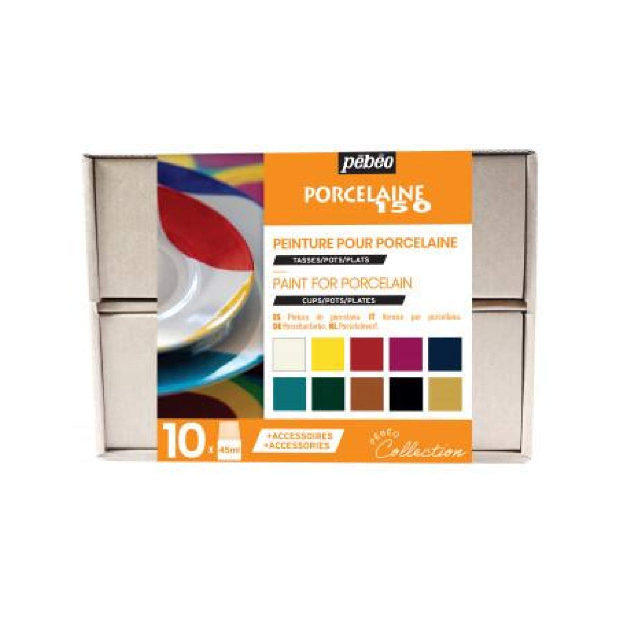 Pébéo Cofanetto Collezione Porcelaine 150 - Kit Pittura
