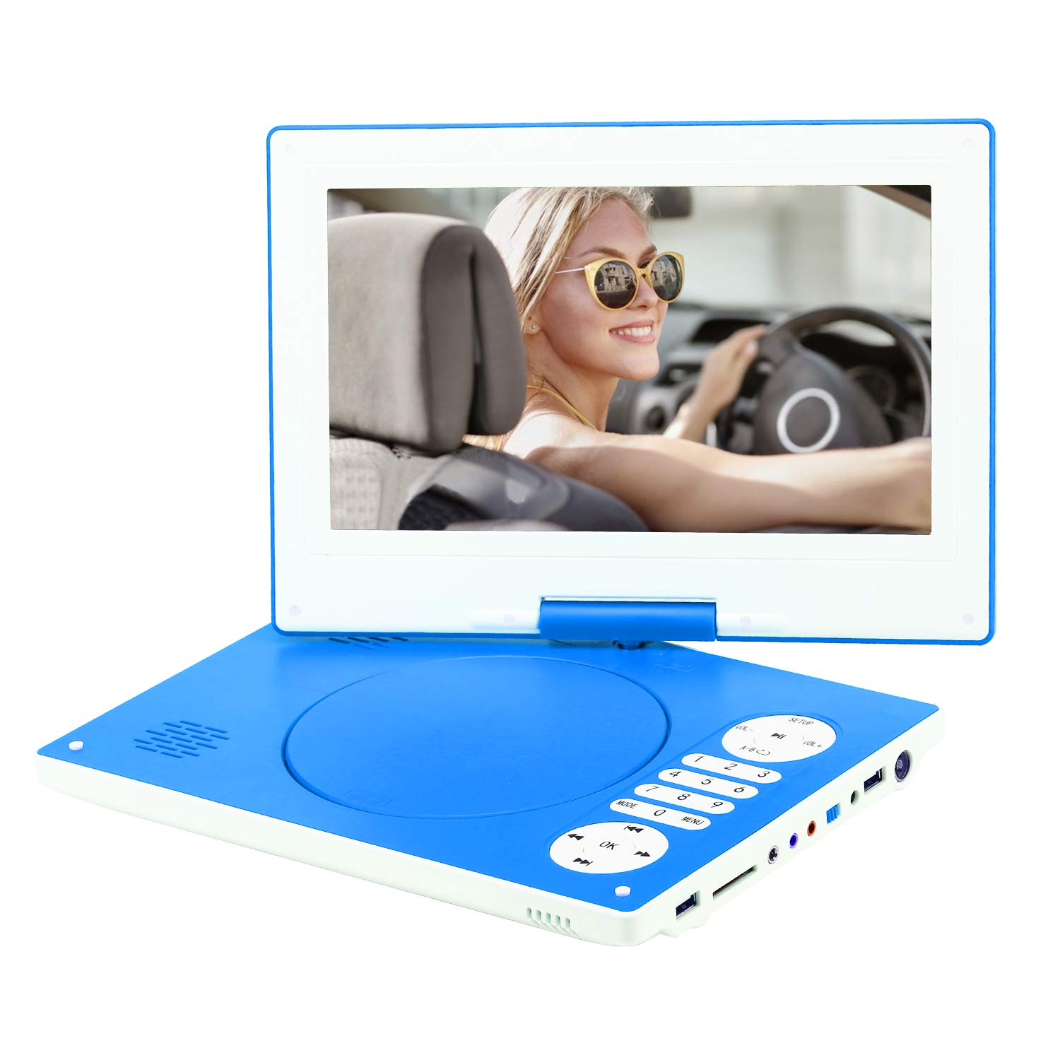 YOOHOO Lettore DVD Portatile 12,5'' Schermo HD 10,5''