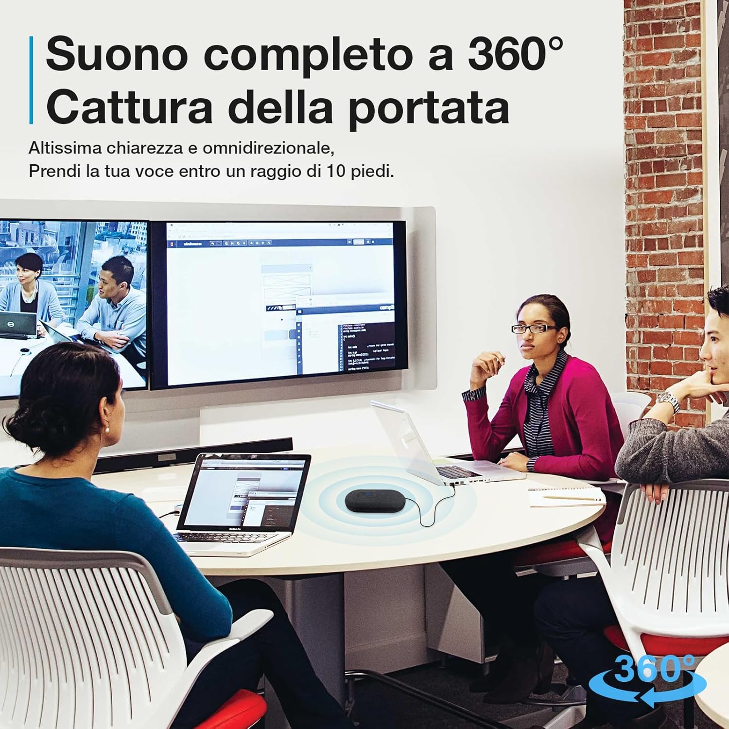 Raybit Altoparlante per Conferenze con Microfono USB - immagine 6