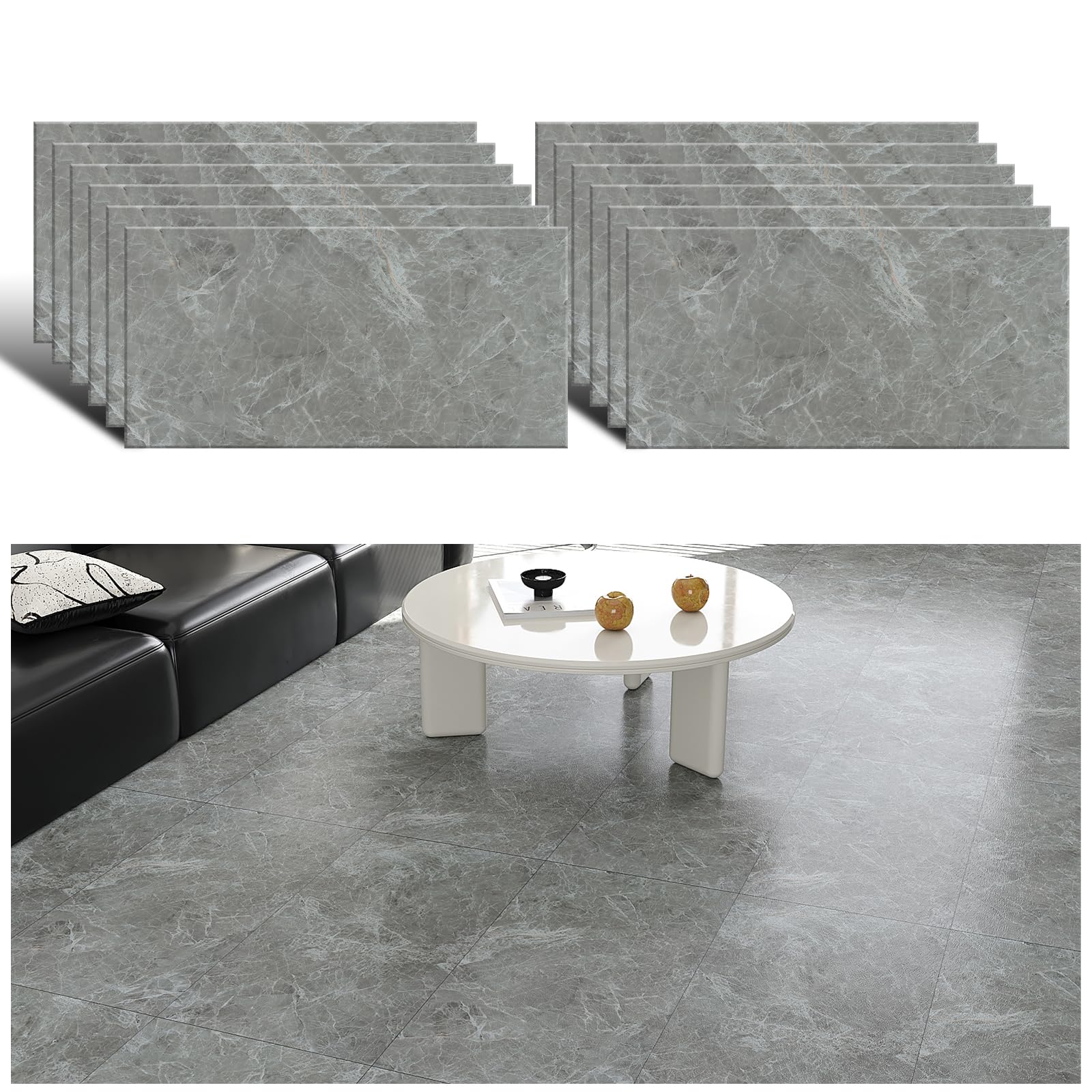 Veelike Piastrelle Adesive Pavimento Grigio Vintage