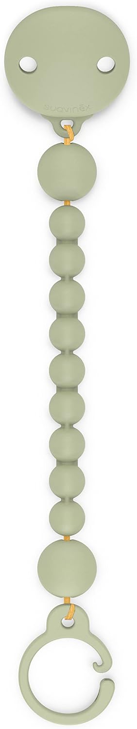 Suavinex Clip per Ciucci in Silicone - Color Essence, Verde - immagine 1