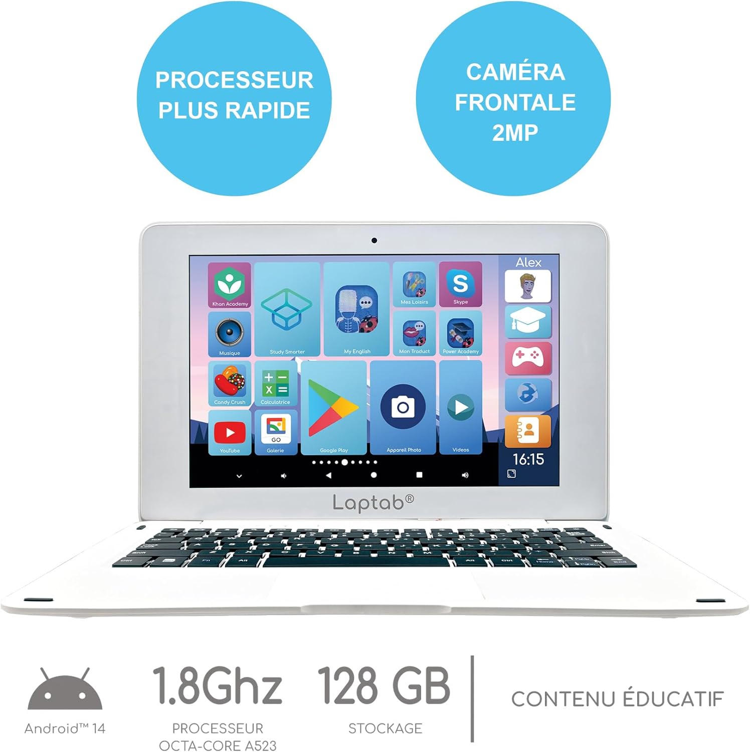 Lexibook LAPTAB® 11 - Computer Portatile Touch Screen - immagine 2