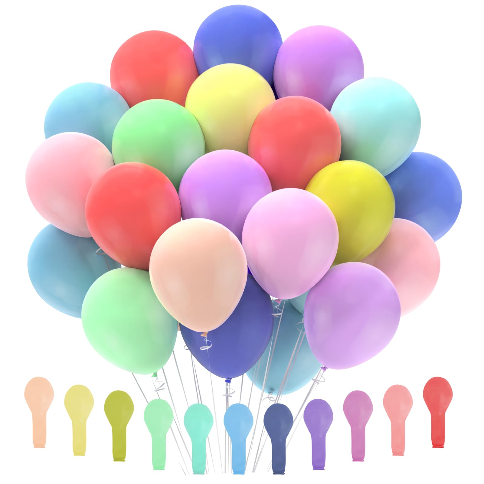 Palloncini Pastello 12 Pollici - 110 Pezzi