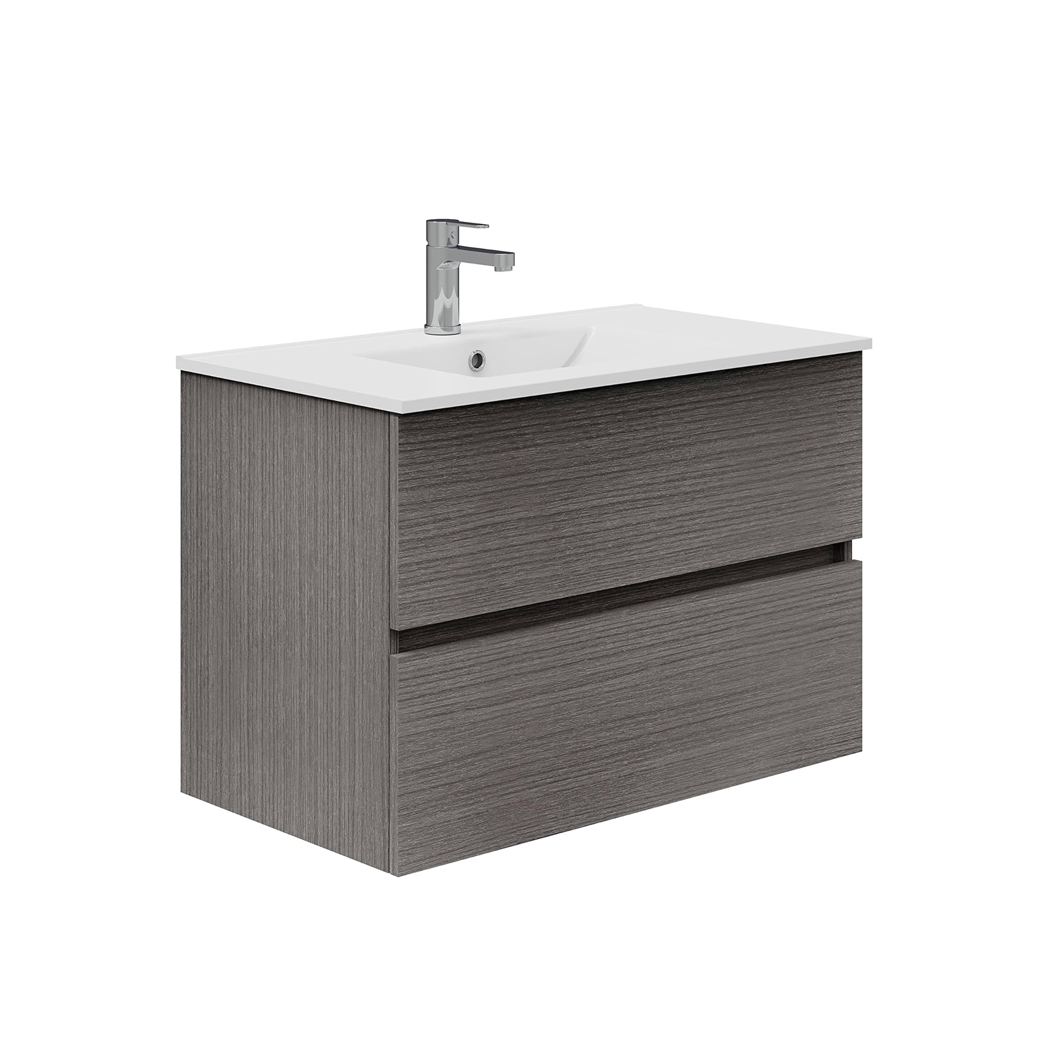 Baikal Mobile da Bagno TRIX Sospeso 70cm Cenere